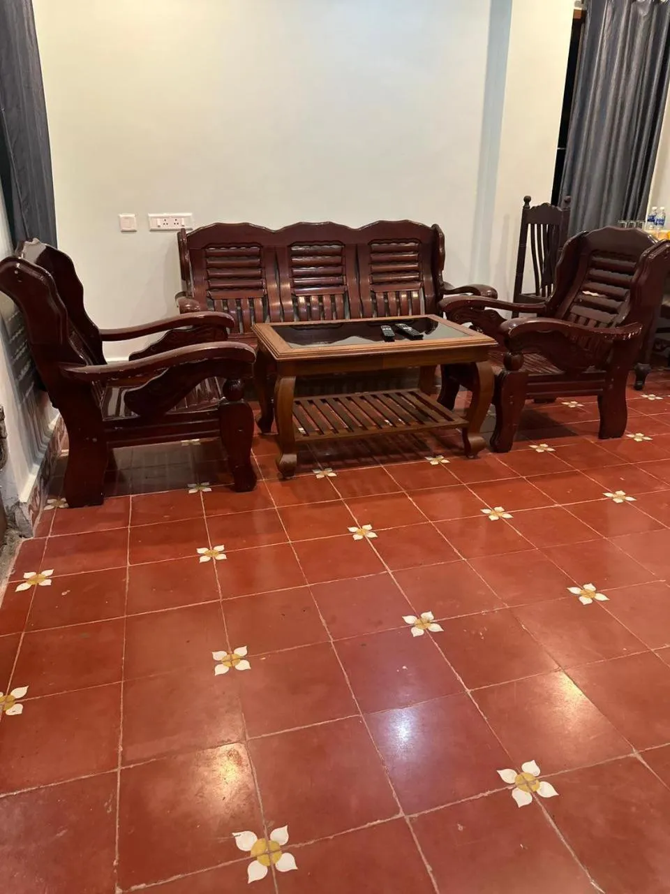 Seating area in Serene Villa