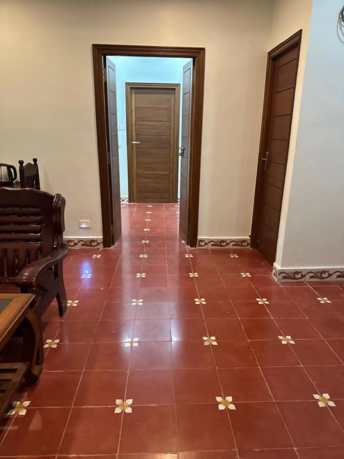 Living room in Serene Villa
