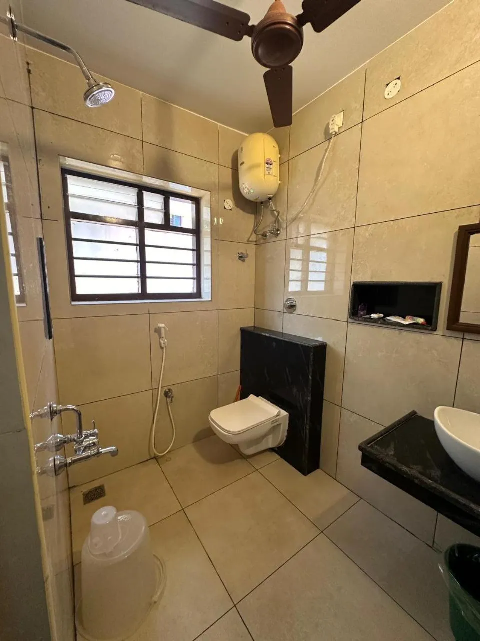 Shower in Serene Villa