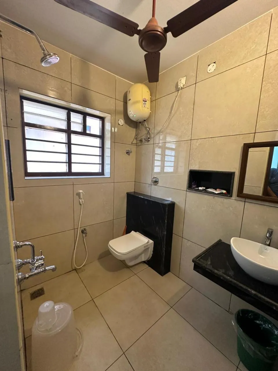 Shower in Serene Villa