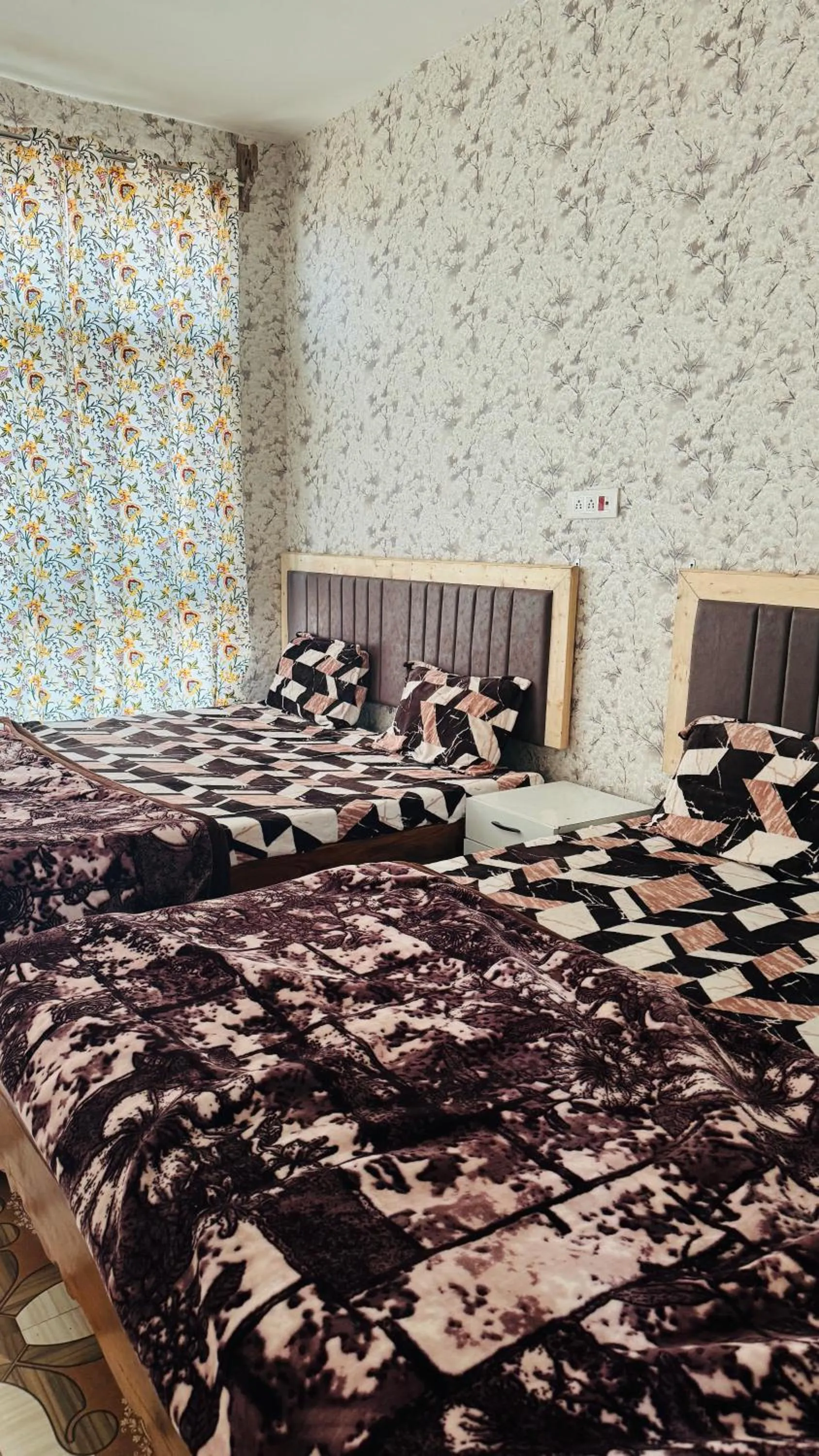 Bed in Lakes and peaks