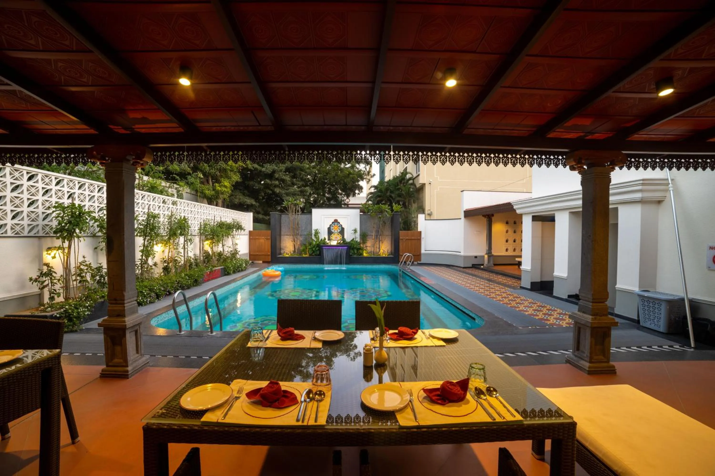 Swimming pool in Regency Madurai by GRT Hotels