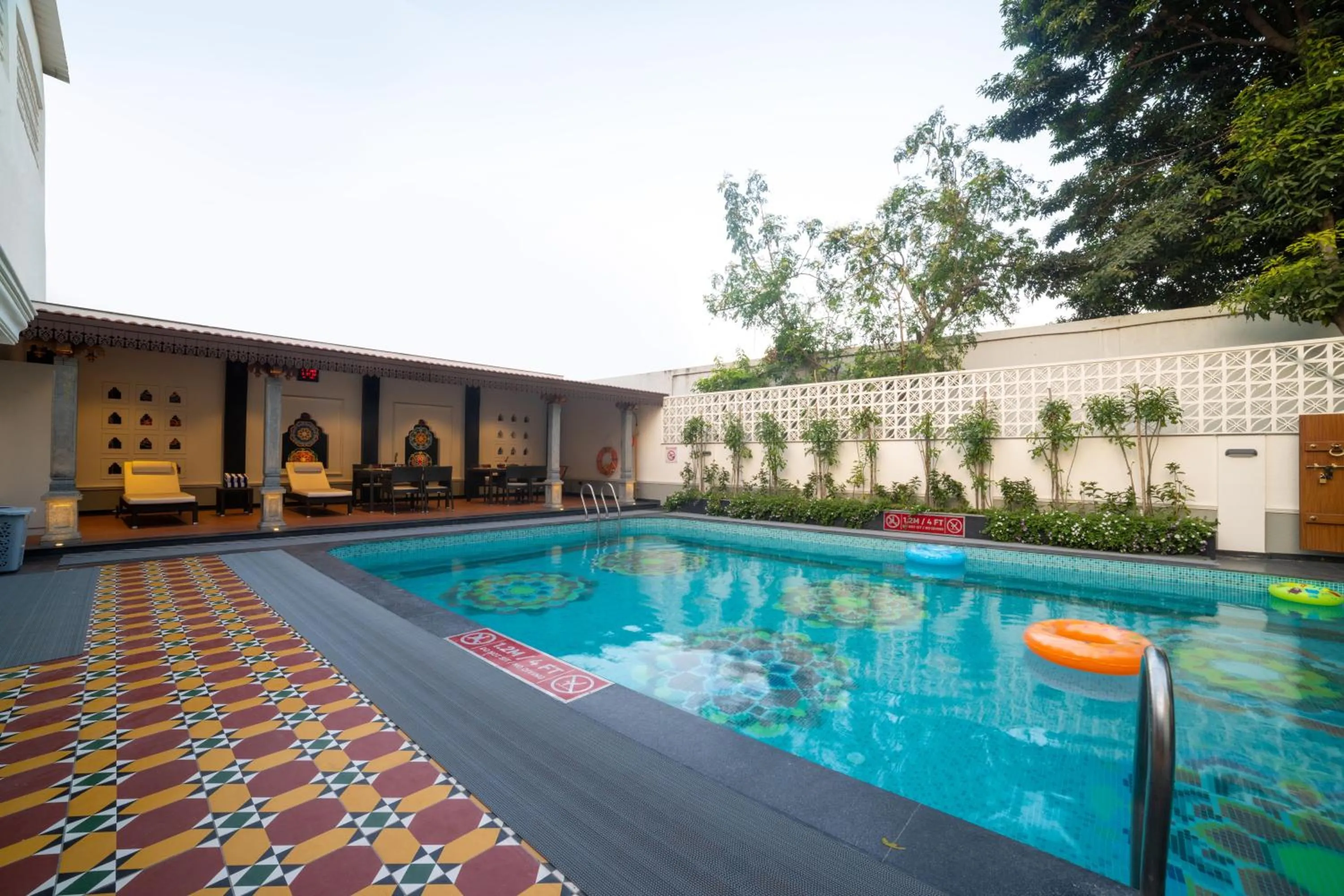 Swimming pool in Regency Madurai by GRT Hotels