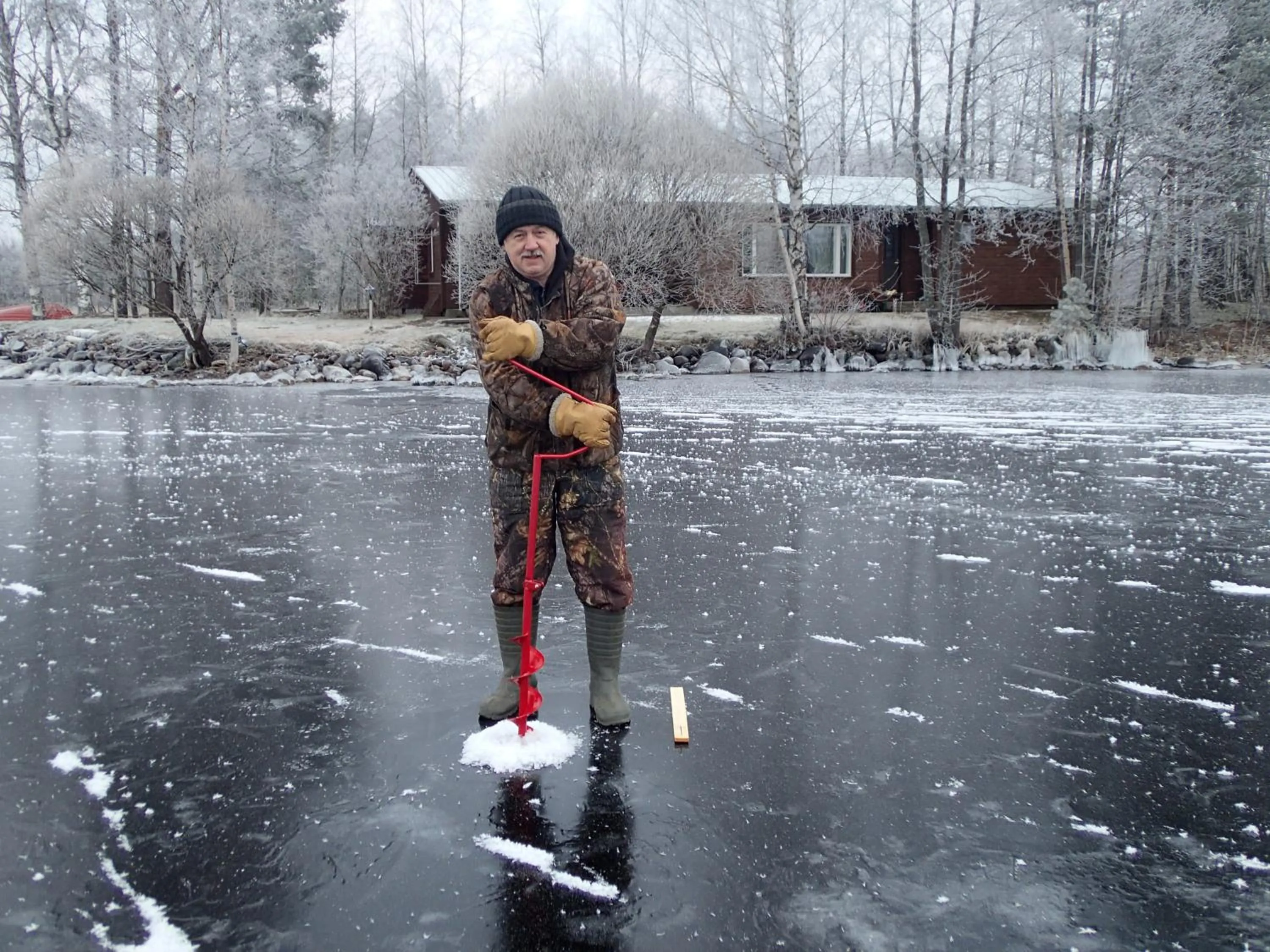 Winter in Lomasaaret Cottages