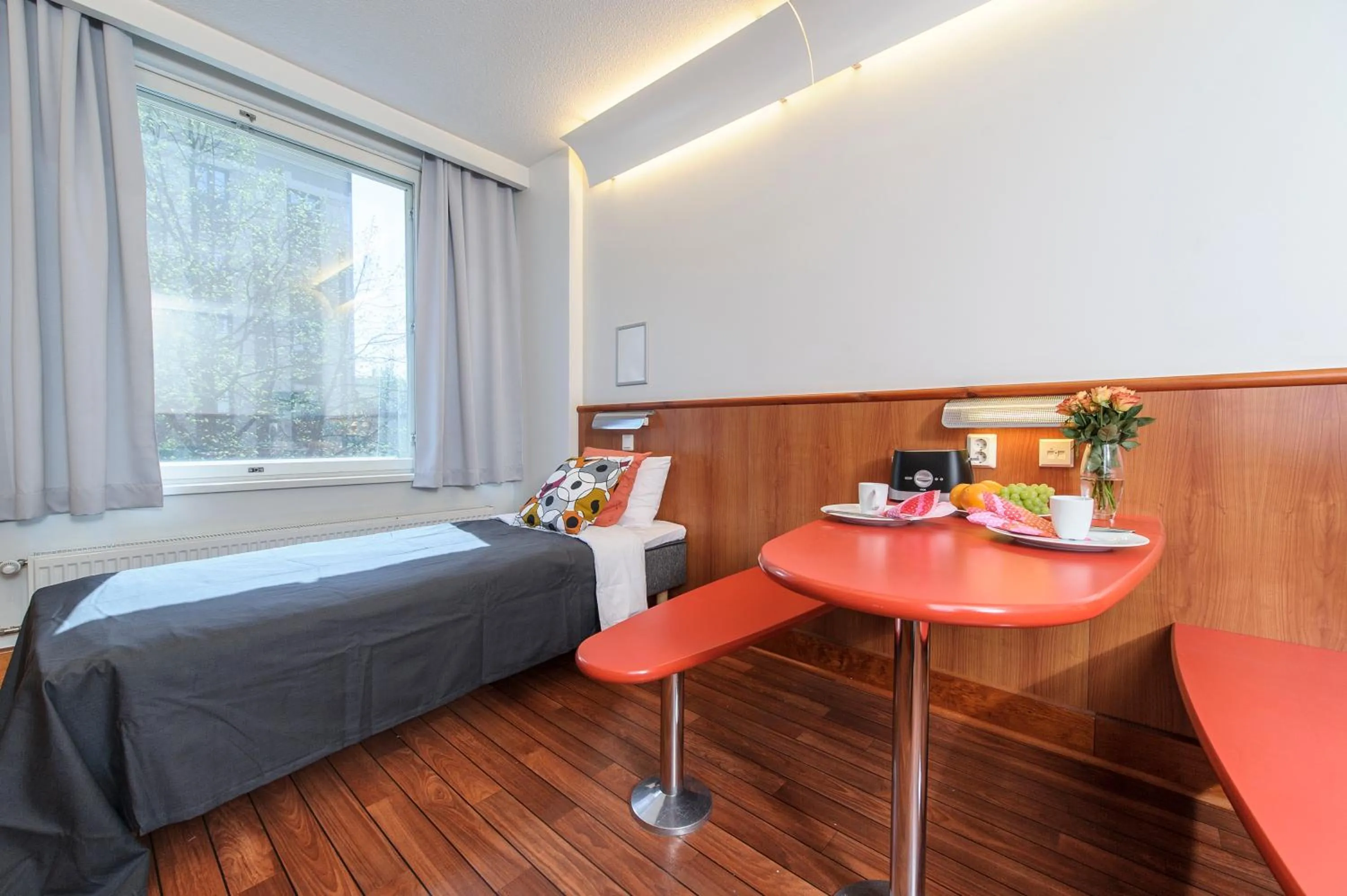 Bed in Forenom Aparthotel Tampere