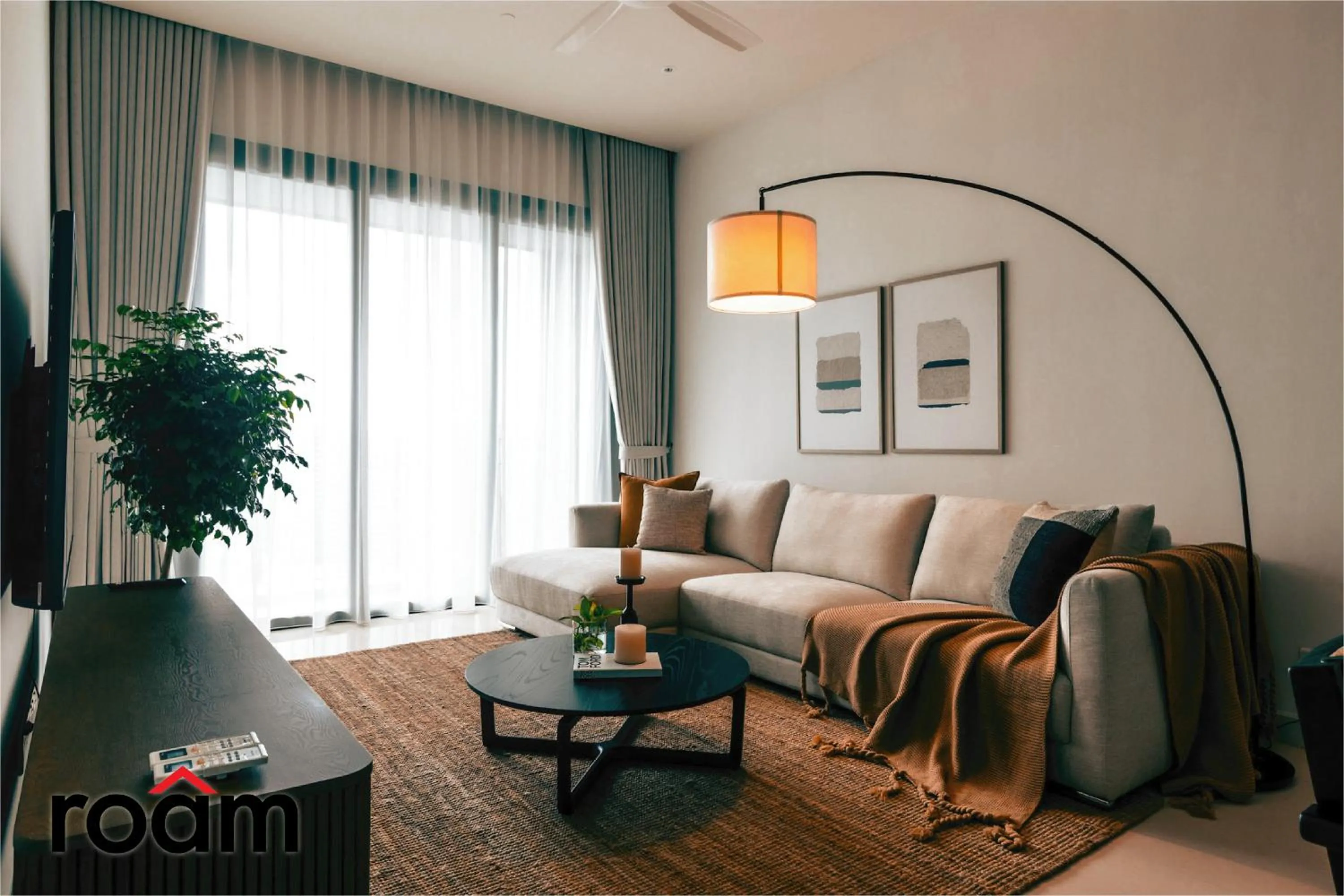 Living room in ViiA Residences Kuala Lumpur