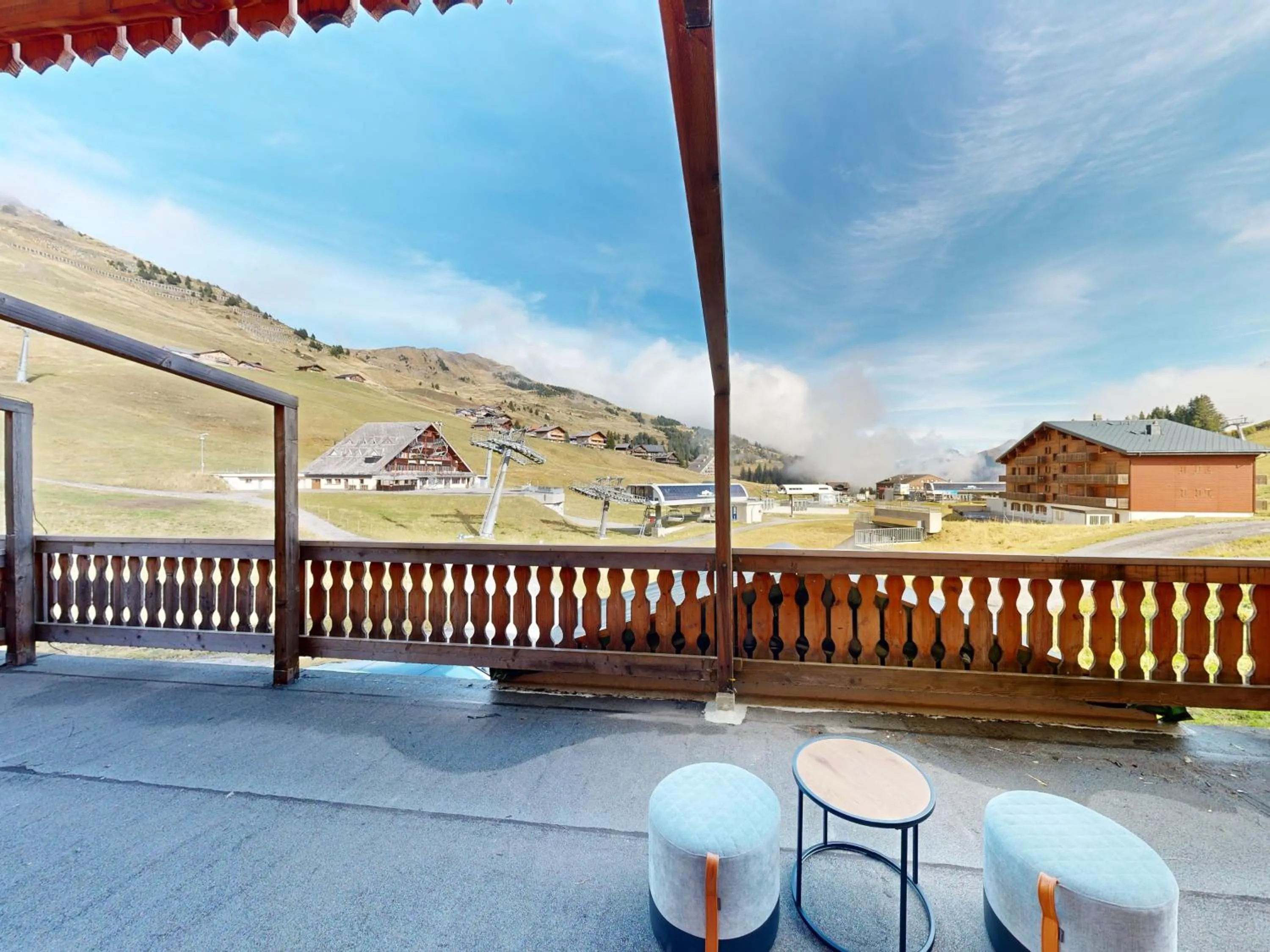 Balcony/Terrace in Chalet Montriond - Bike & Ski