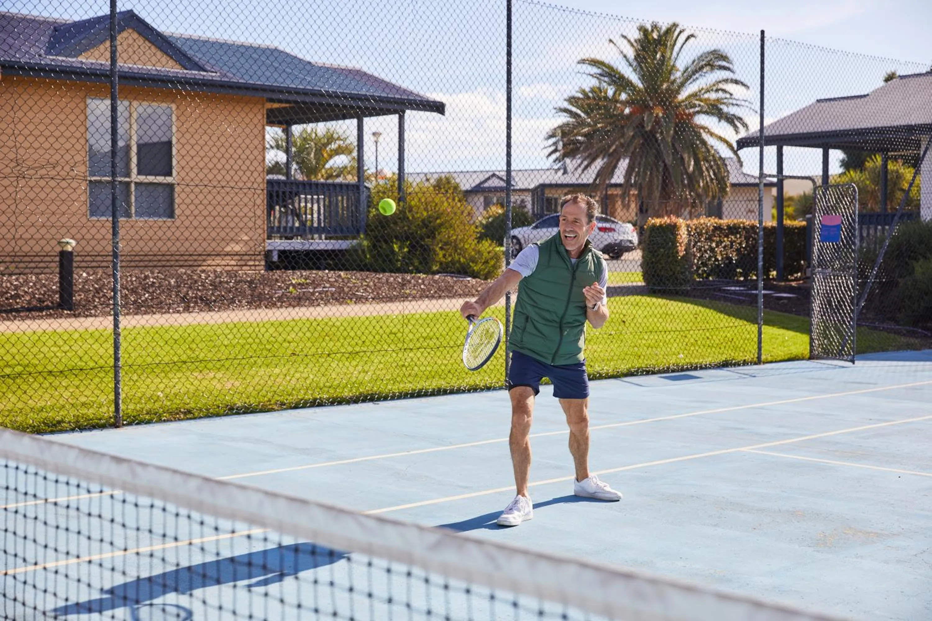 Tennis court in The Retreat West Beach Parks