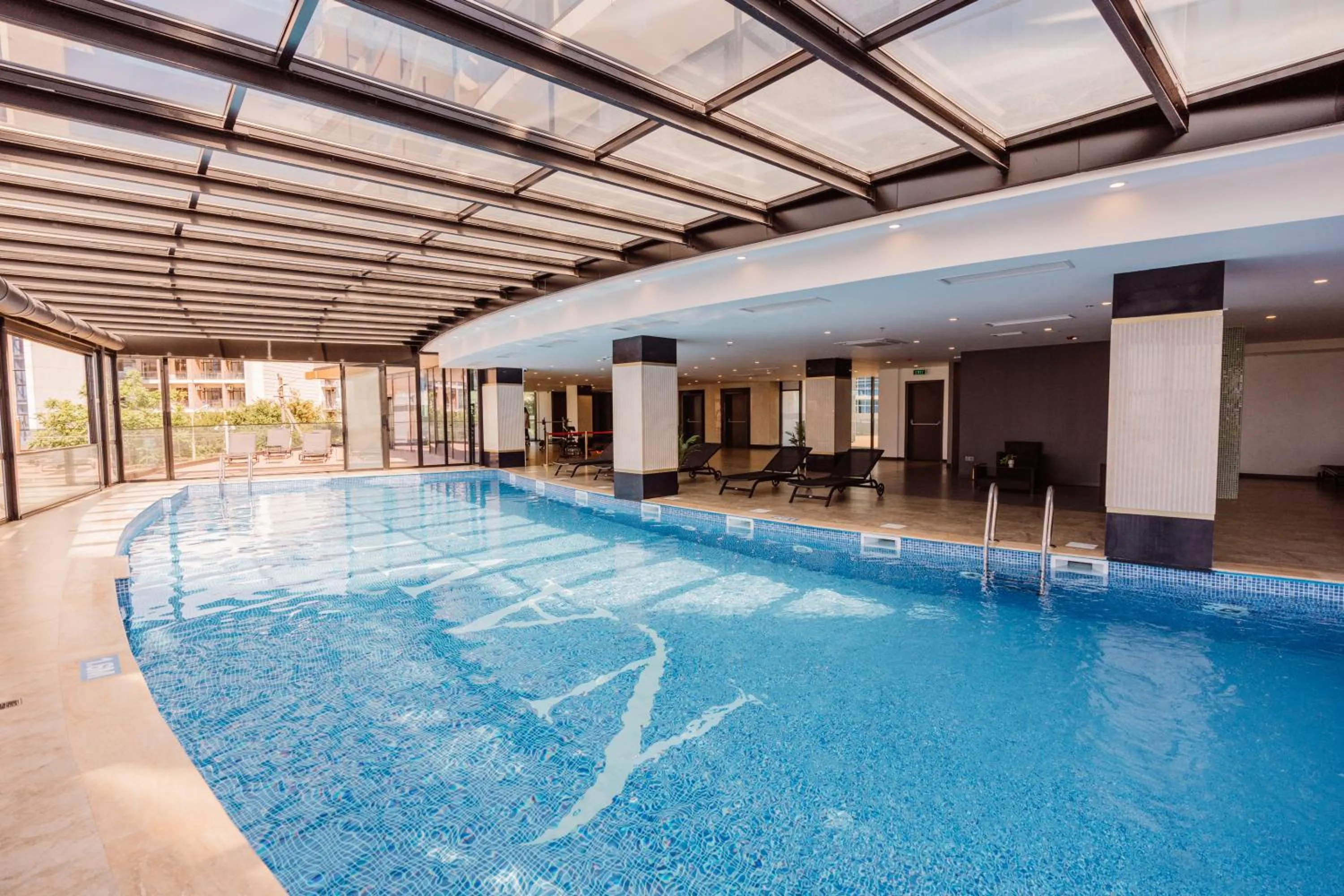 Pool view in Hotel Navi