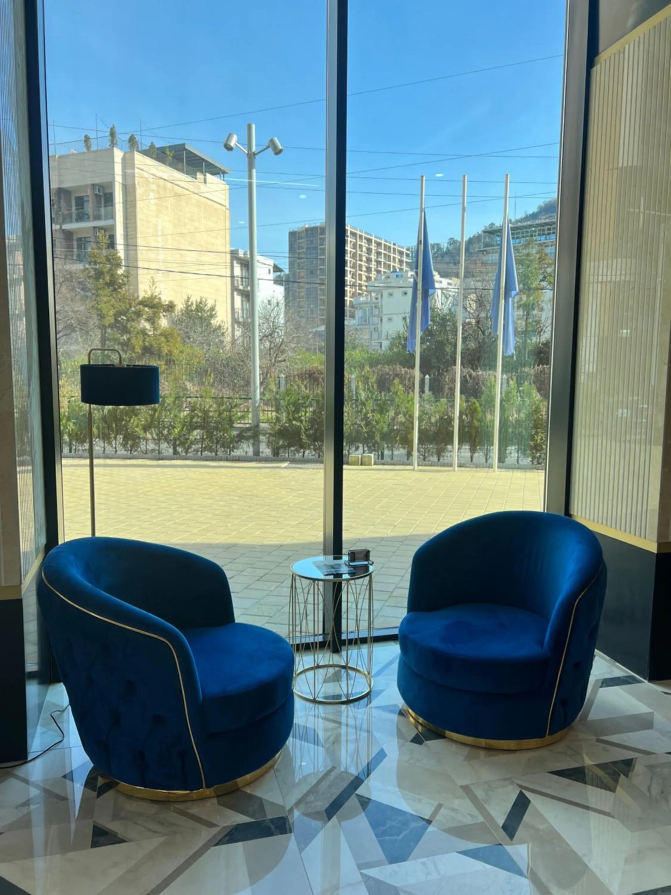 Seating area in Hotel Navi