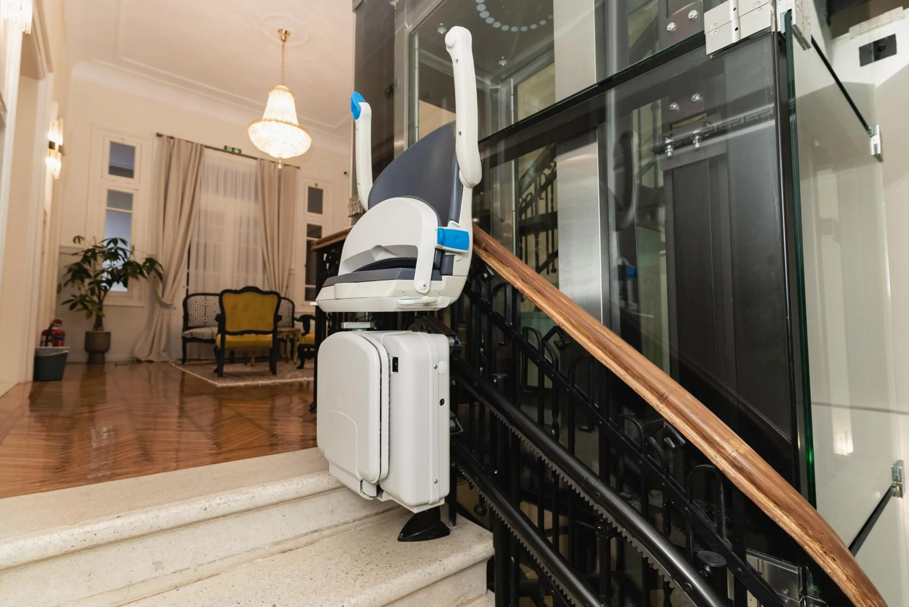 elevator in Villa Clio, a Luxury Collection