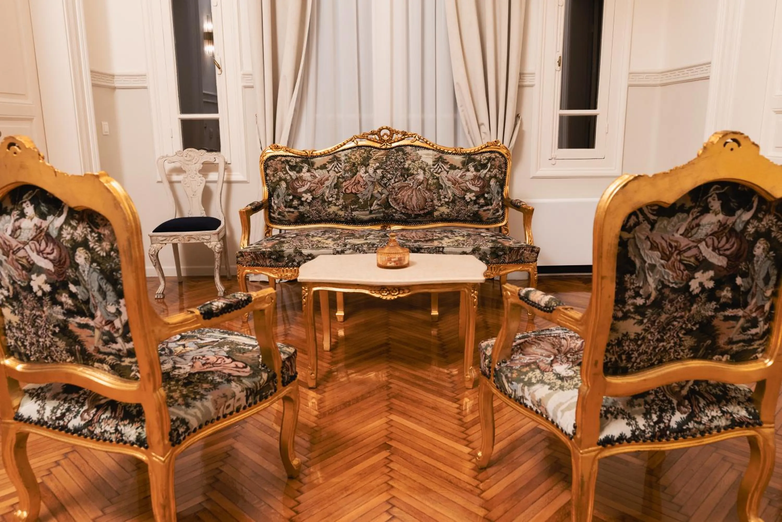 Living room in Villa Clio, a Luxury Collection