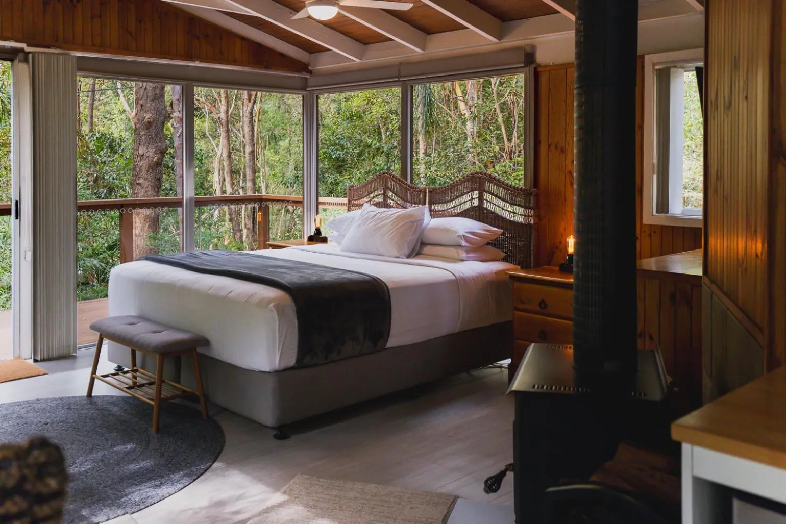 Bed in Kondalilla Eco Resort