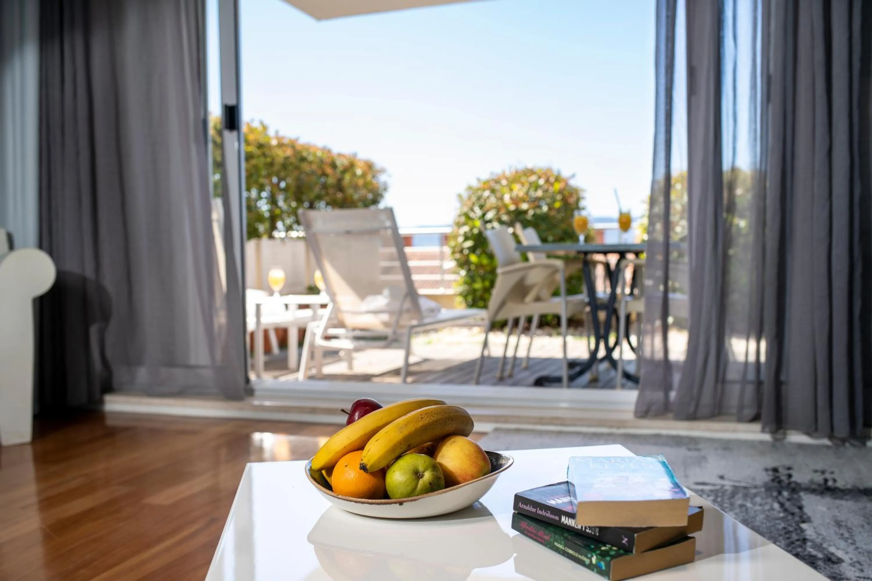 Balcony/Terrace in Apartments Villa Azzurra Bol
