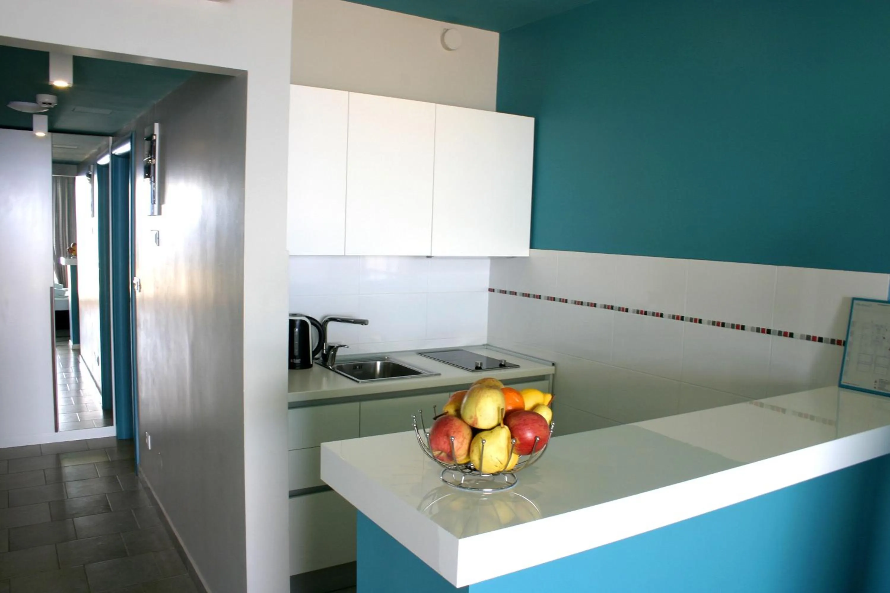Kitchen or kitchenette in Apartments Villa Azzurra Bol