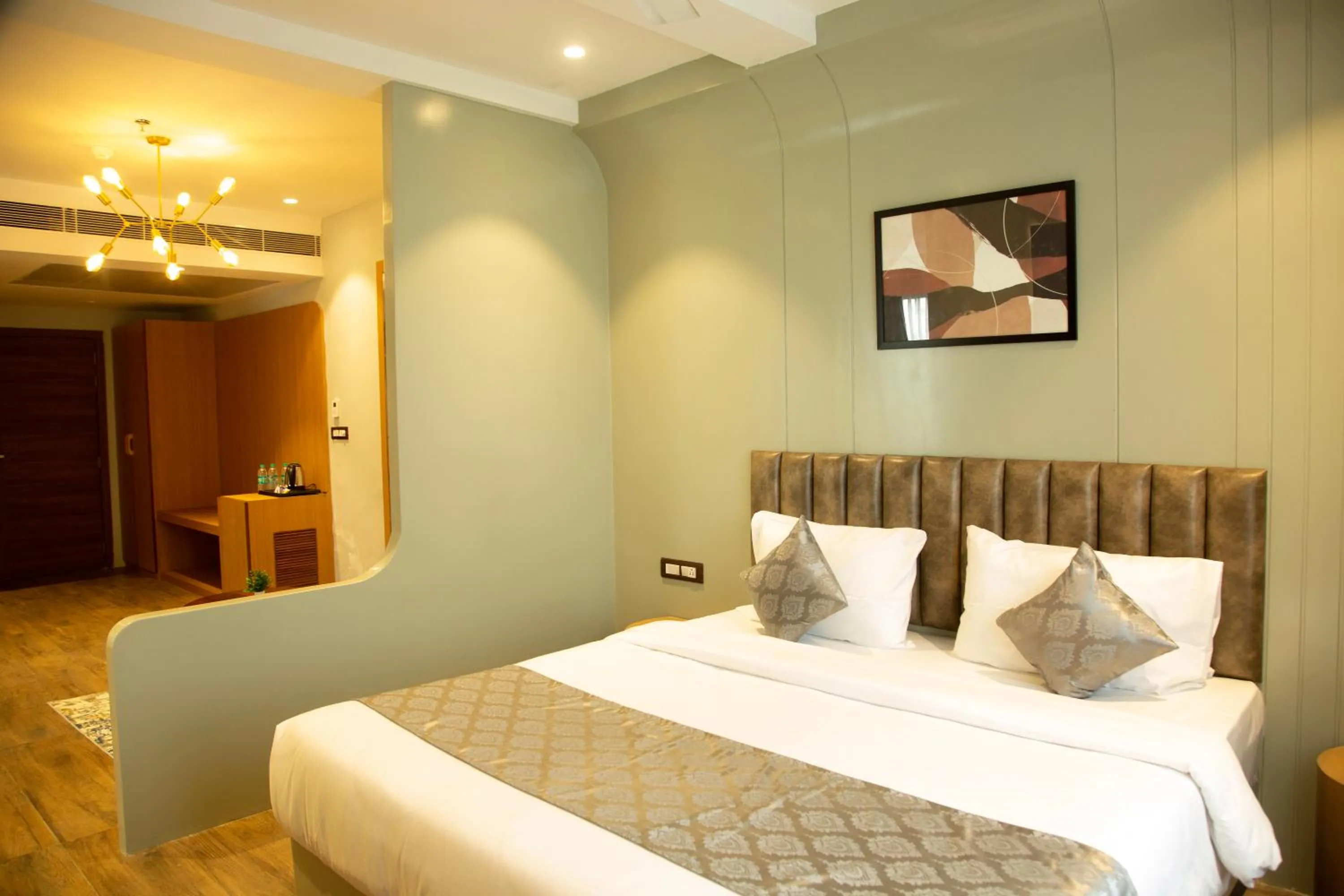 Bed in Cosmos Westend City Centre