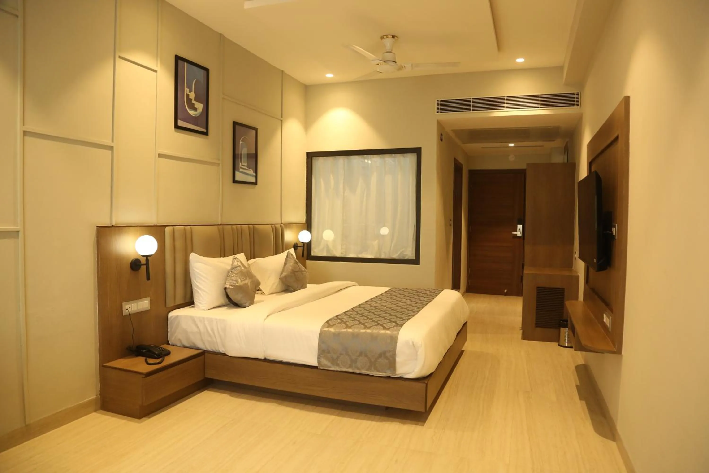 Bed in Cosmos Westend City Centre