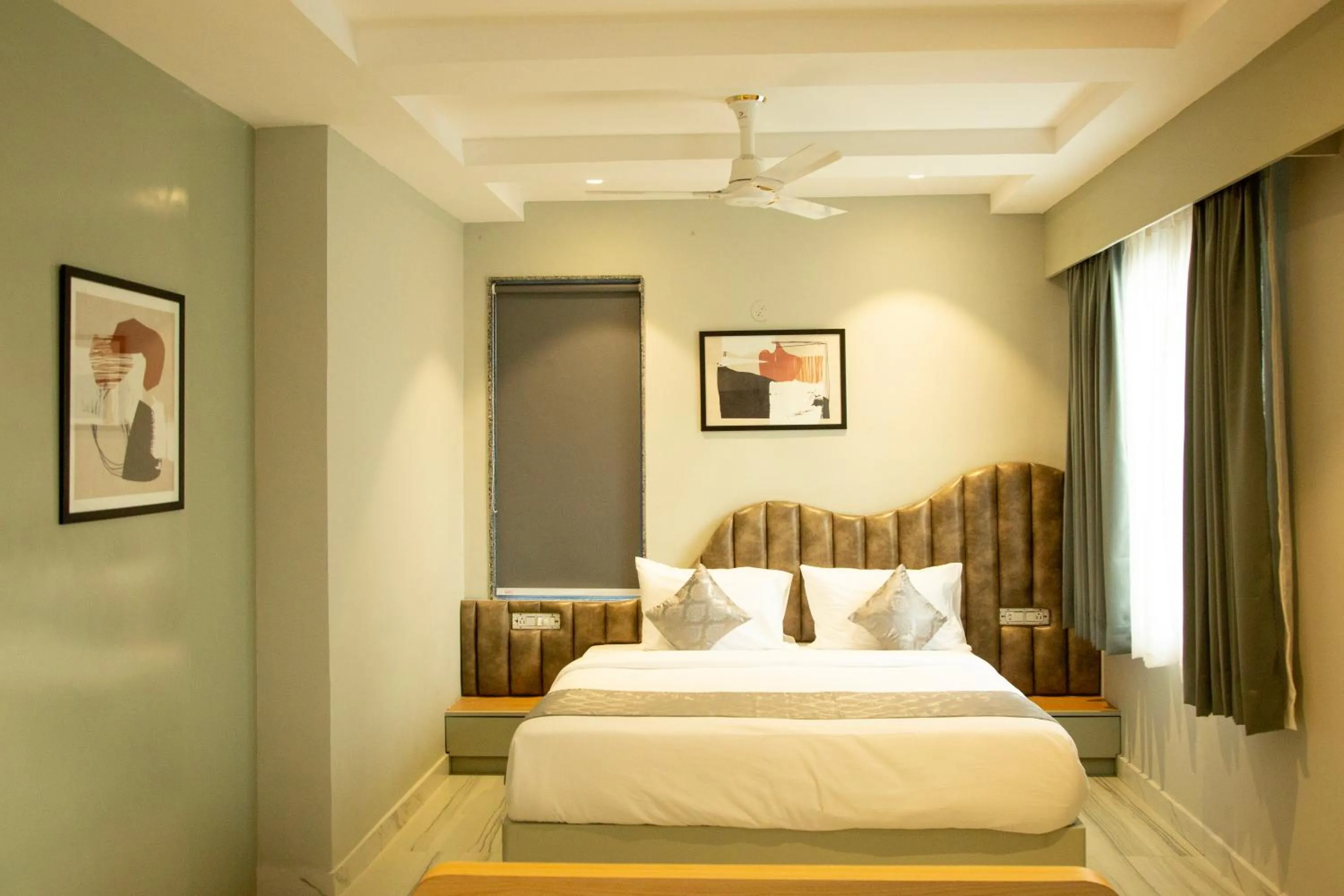 Bed in Cosmos Westend City Centre