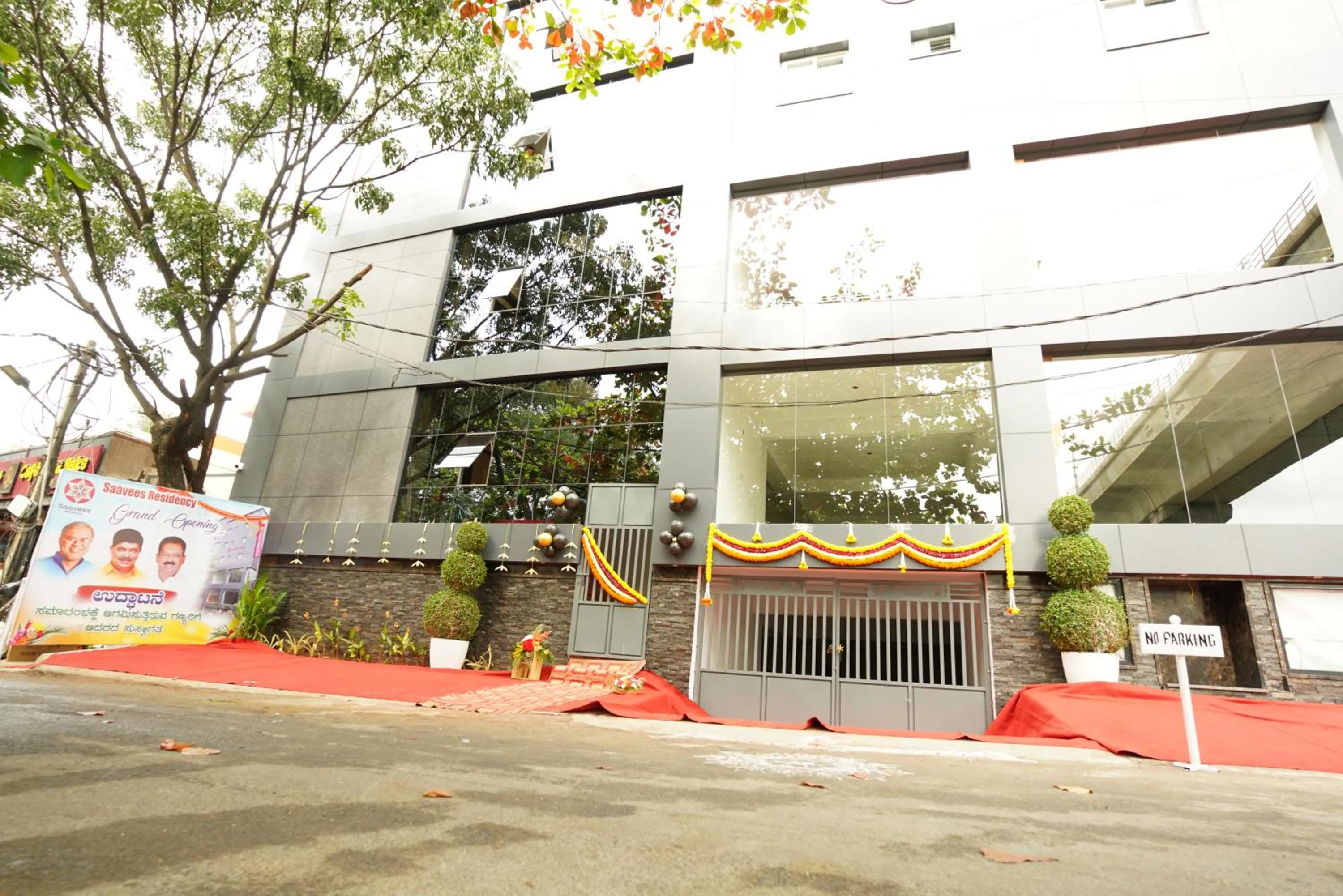 Property building in Saavees Residency