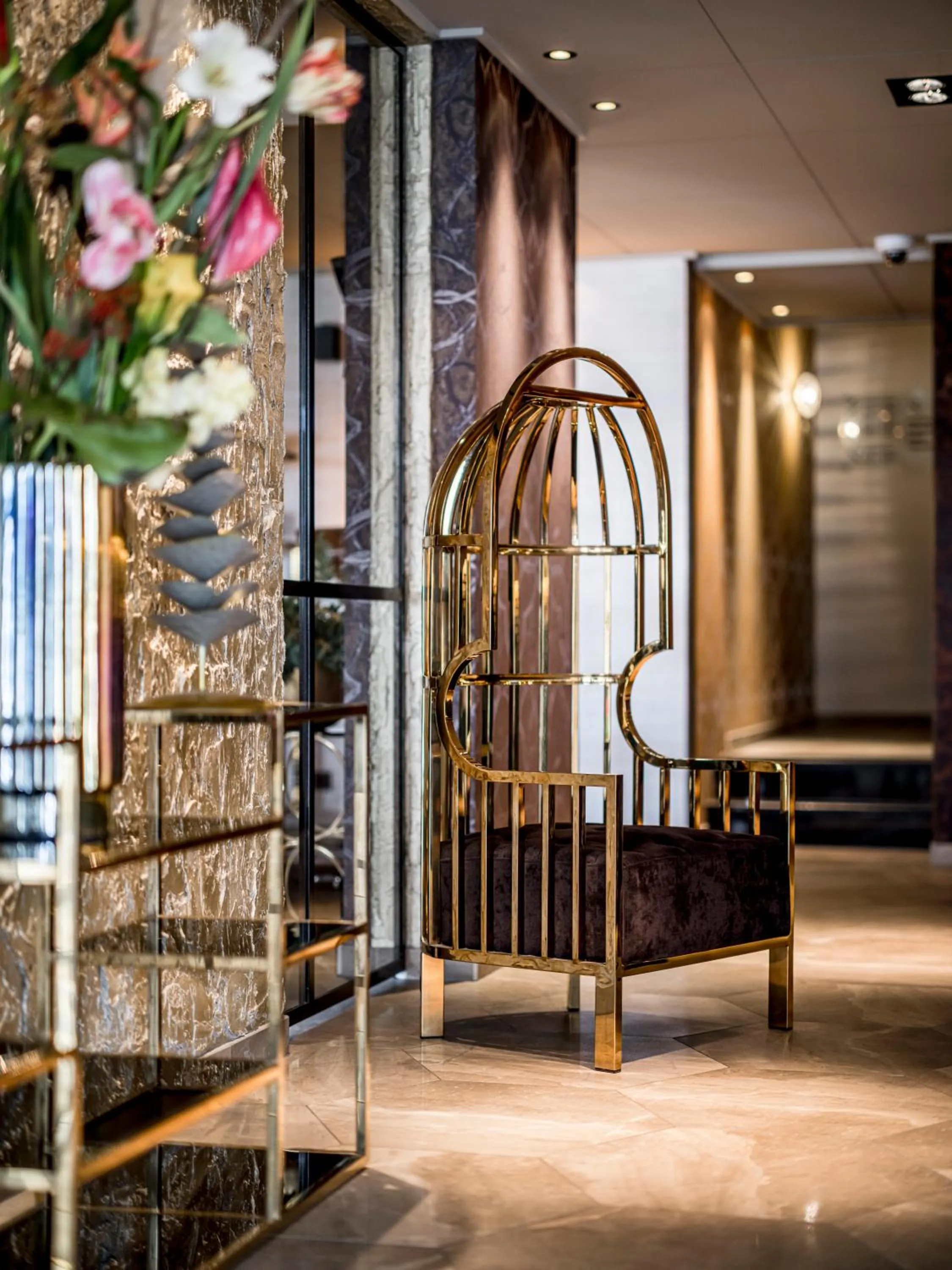 Lobby or reception in Alexander Hotel