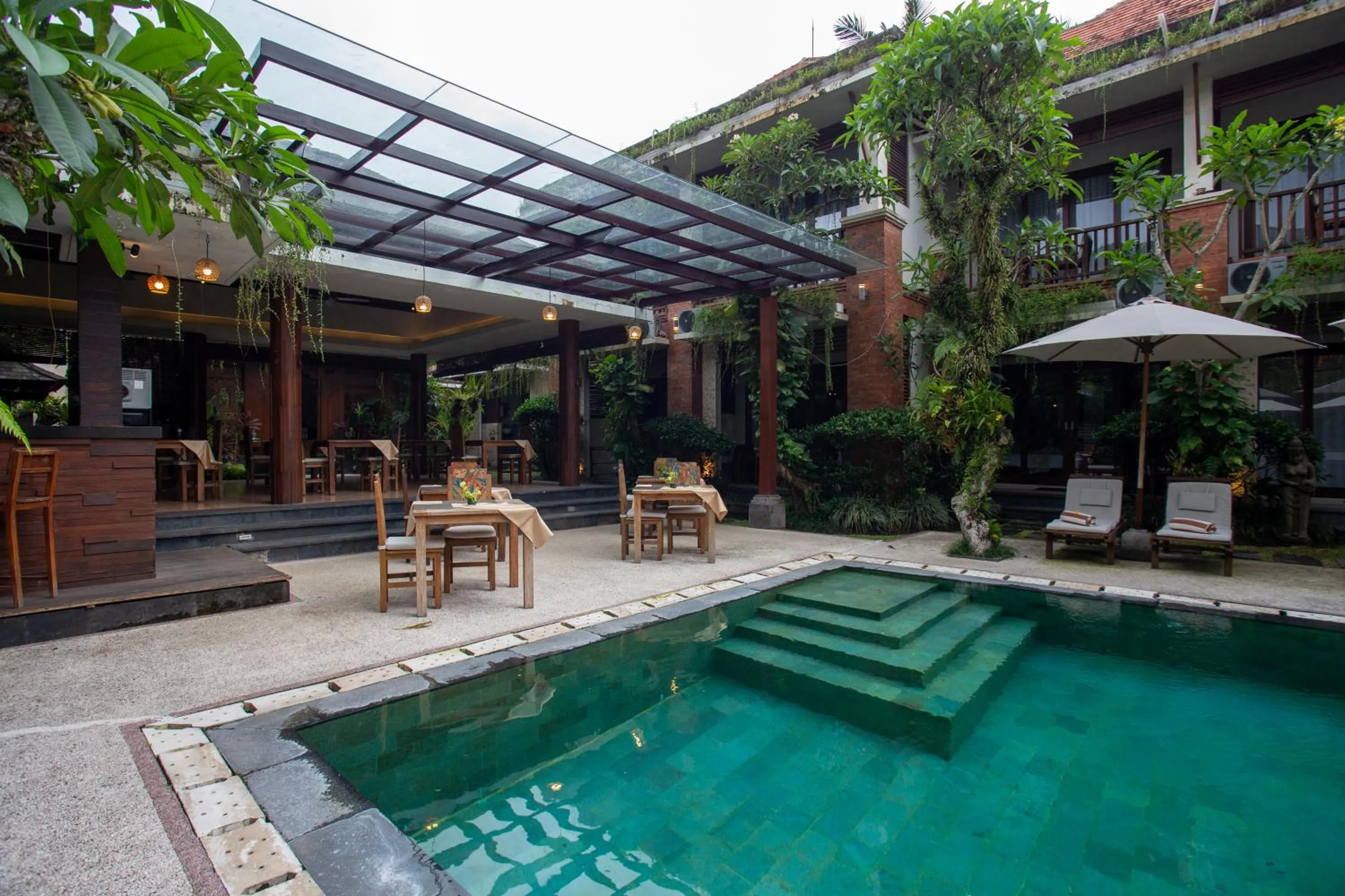 Swimming pool in Awatara Boutique Resort Ubud