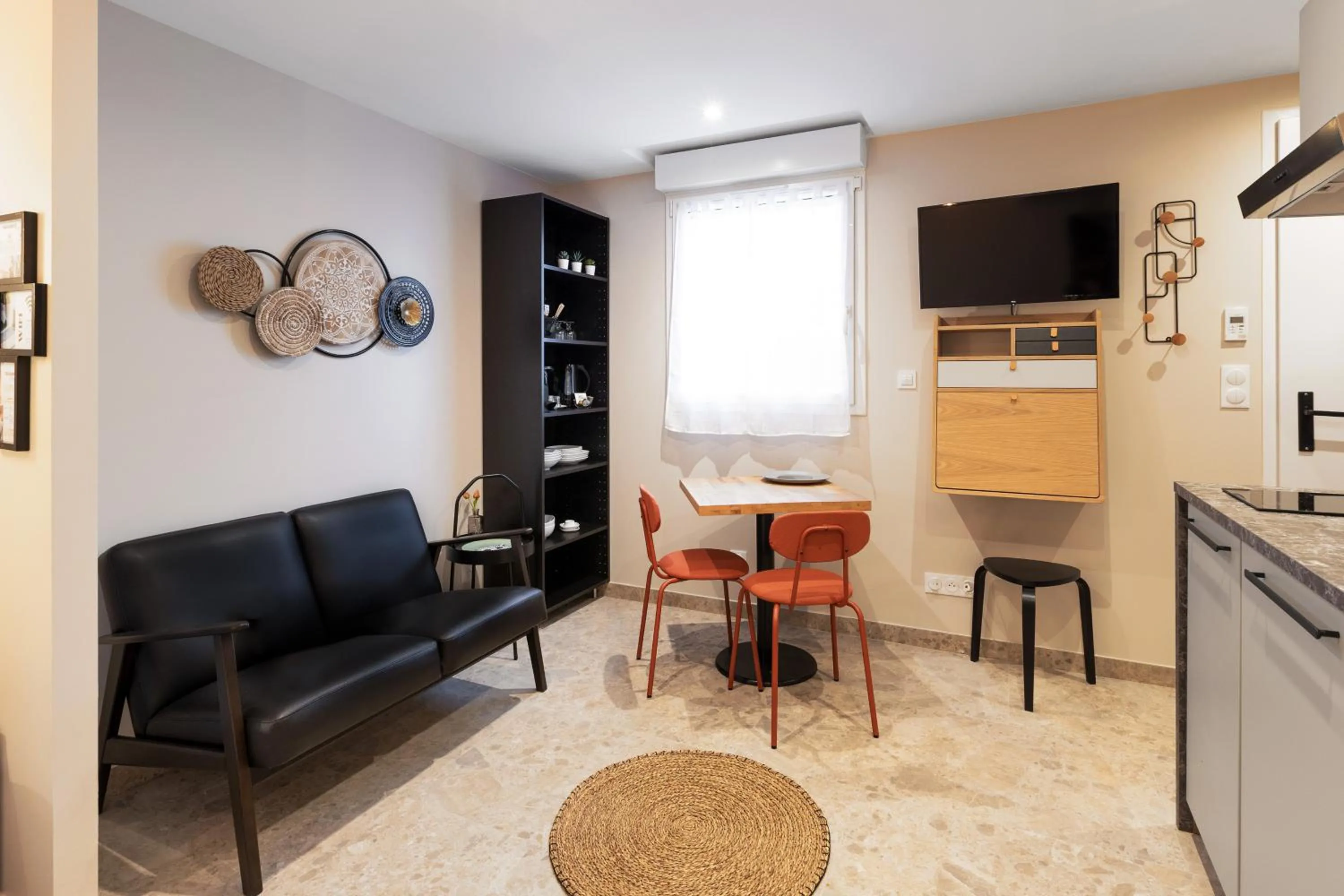 Seating area in Appart Hôtel Coraline - Genas Lyon Eurexpo