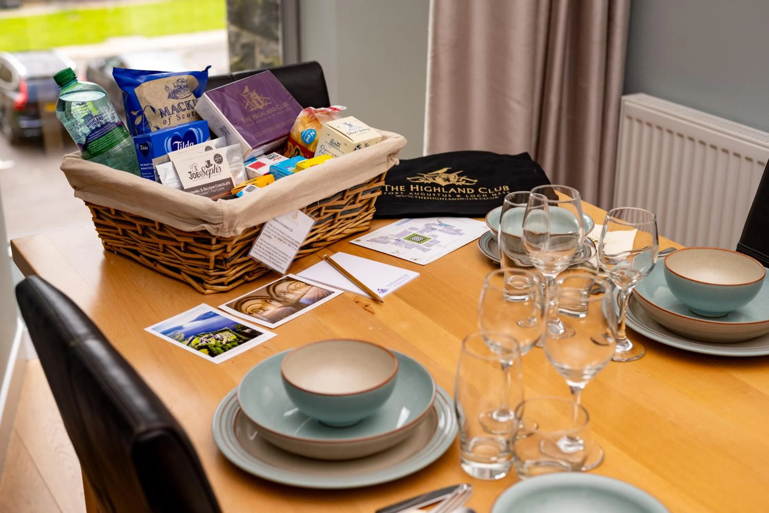 Dining area in The Highland Club