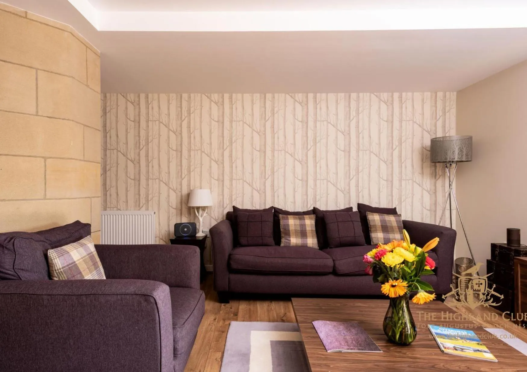 Living room in The Highland Club