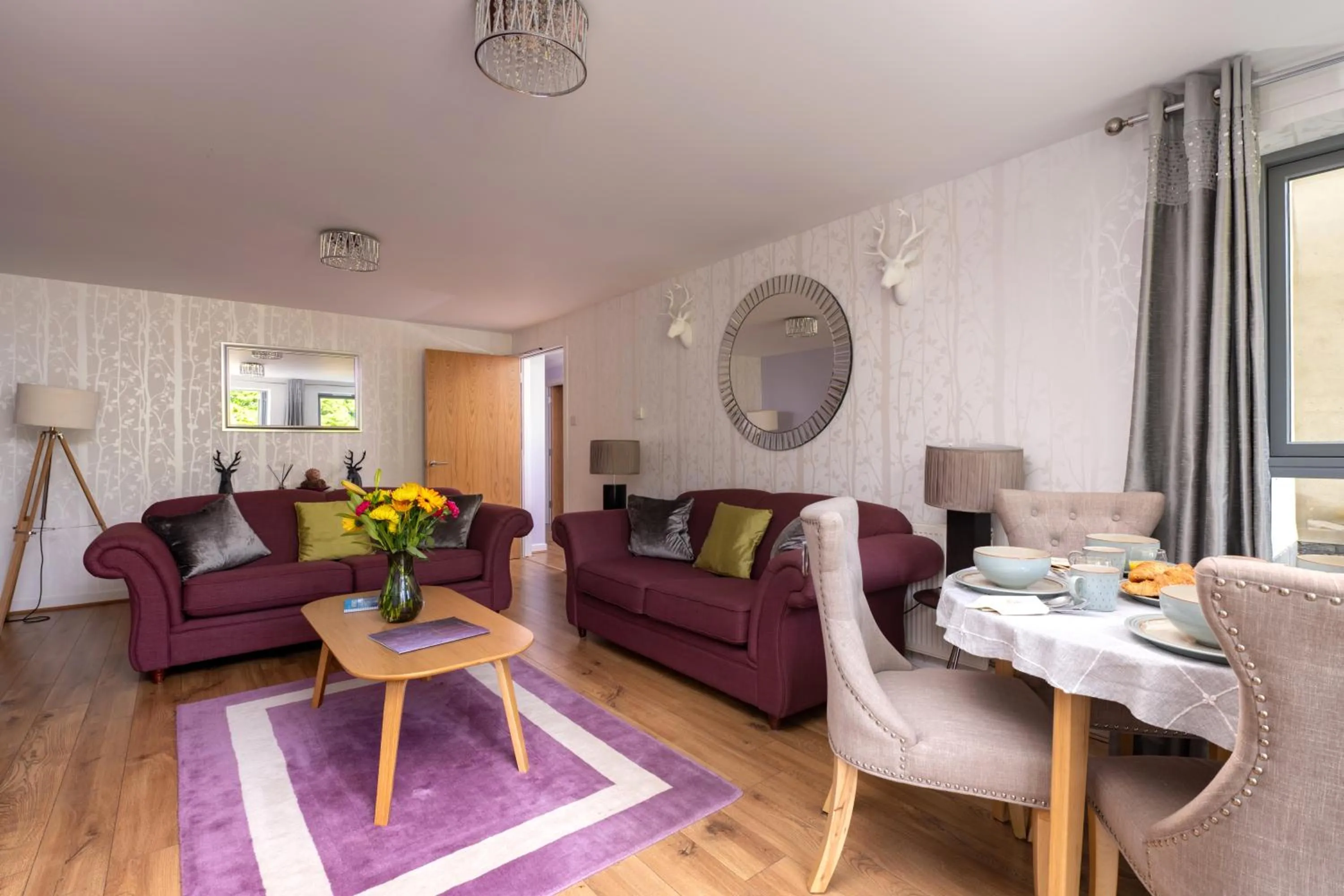 Living room in The Highland Club