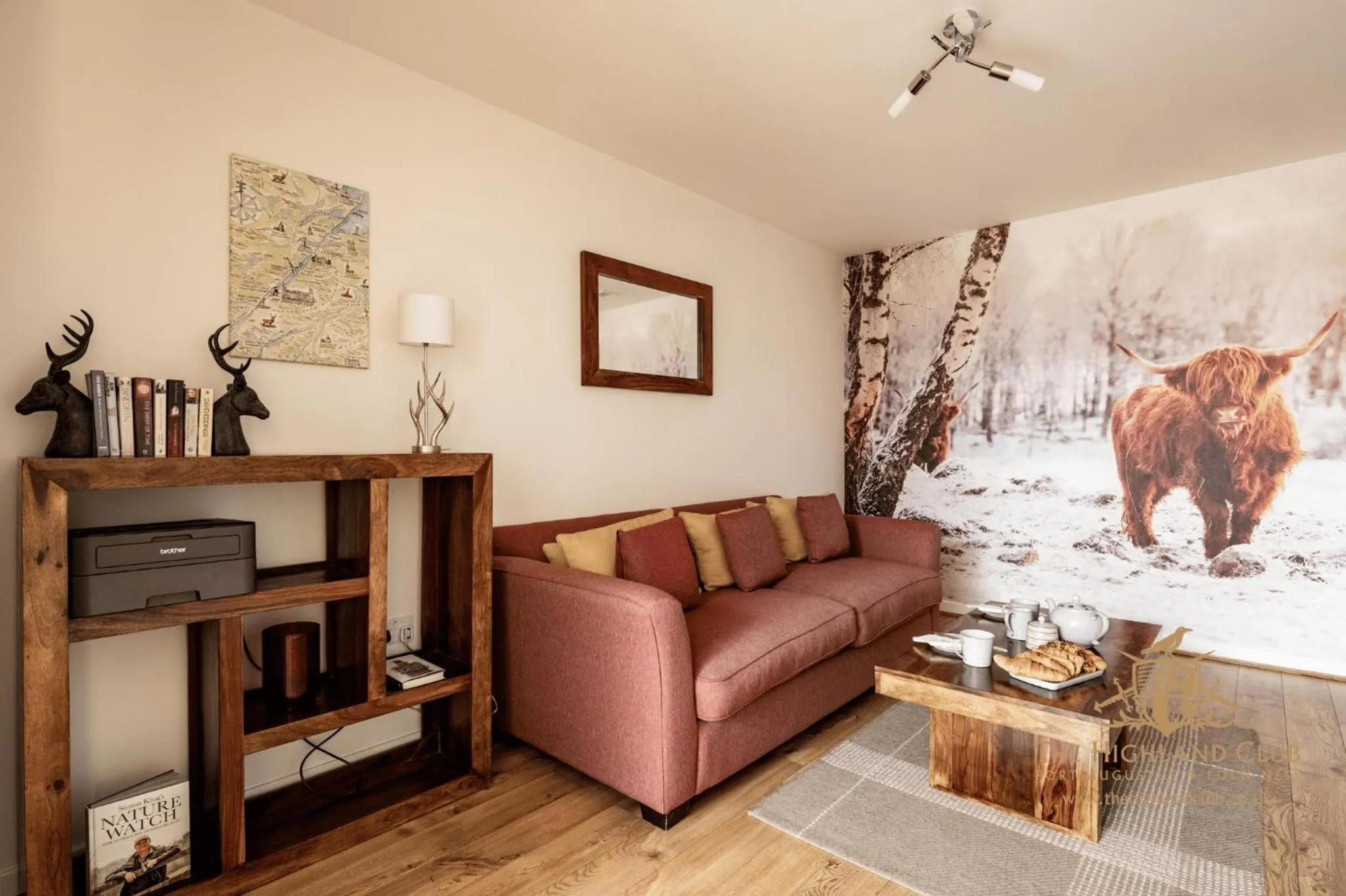 Living room in The Highland Club