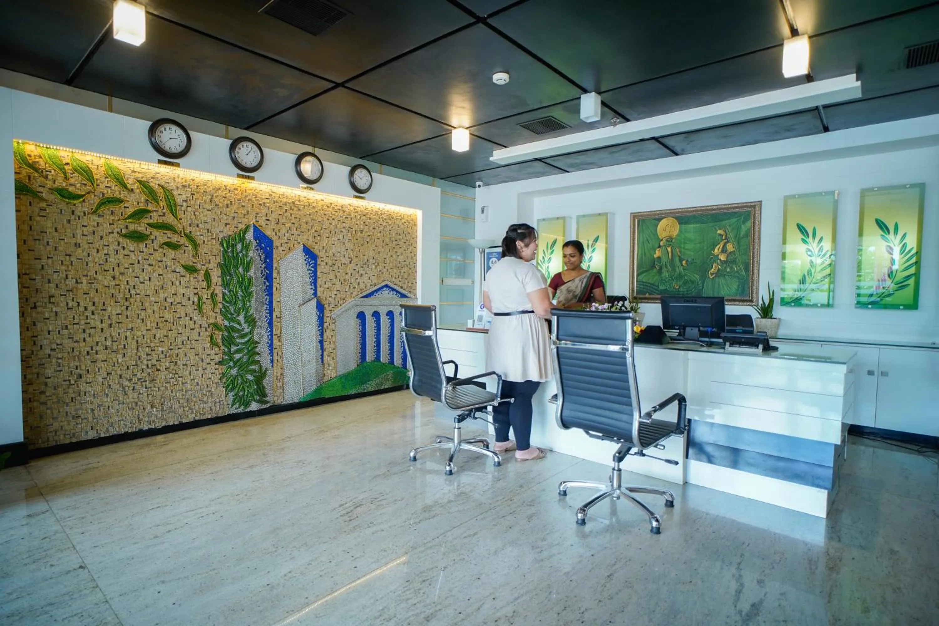 Lobby or reception in Hotel Olive Eva