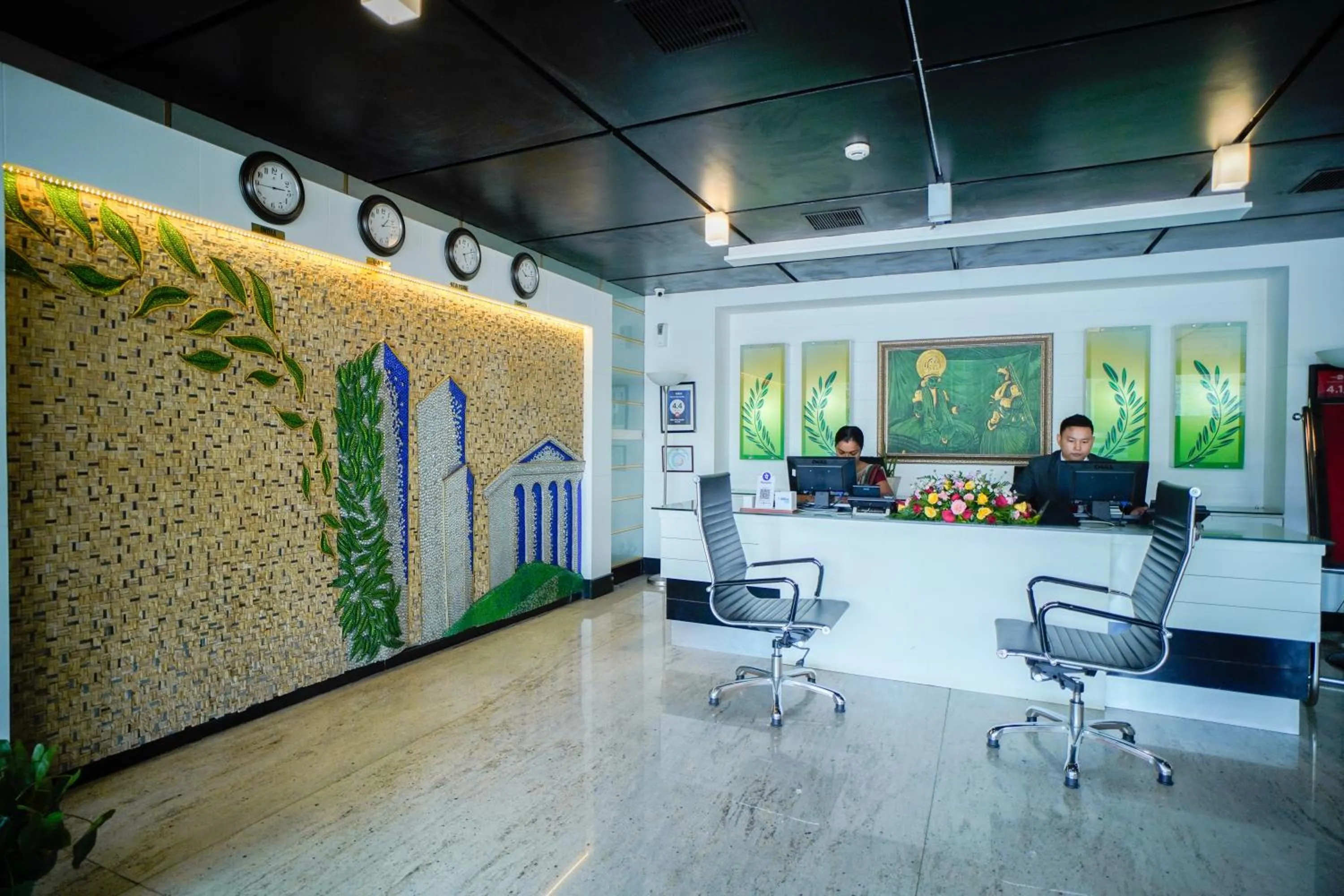 Lobby or reception in Hotel Olive Eva