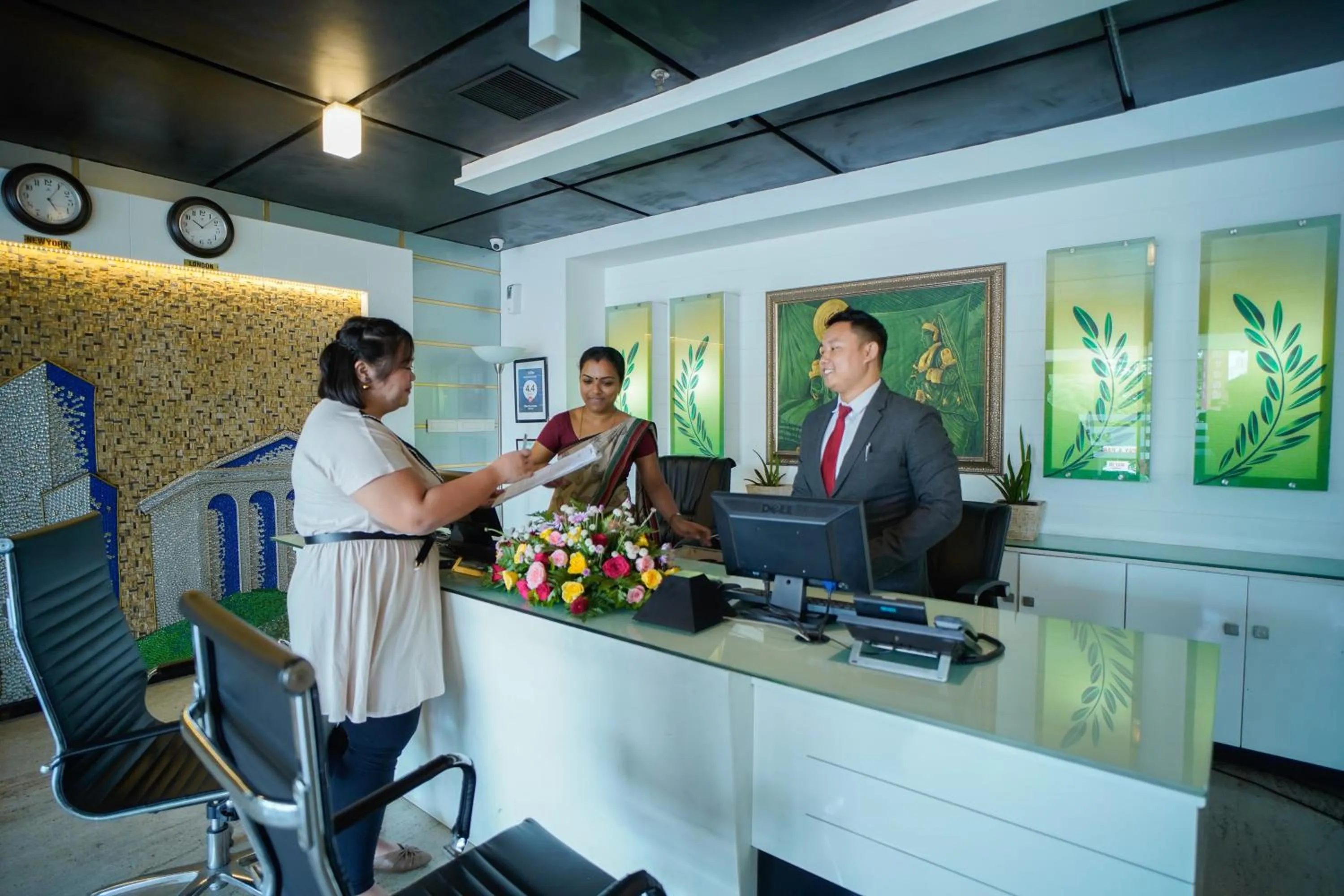 Staff in Hotel Olive Eva