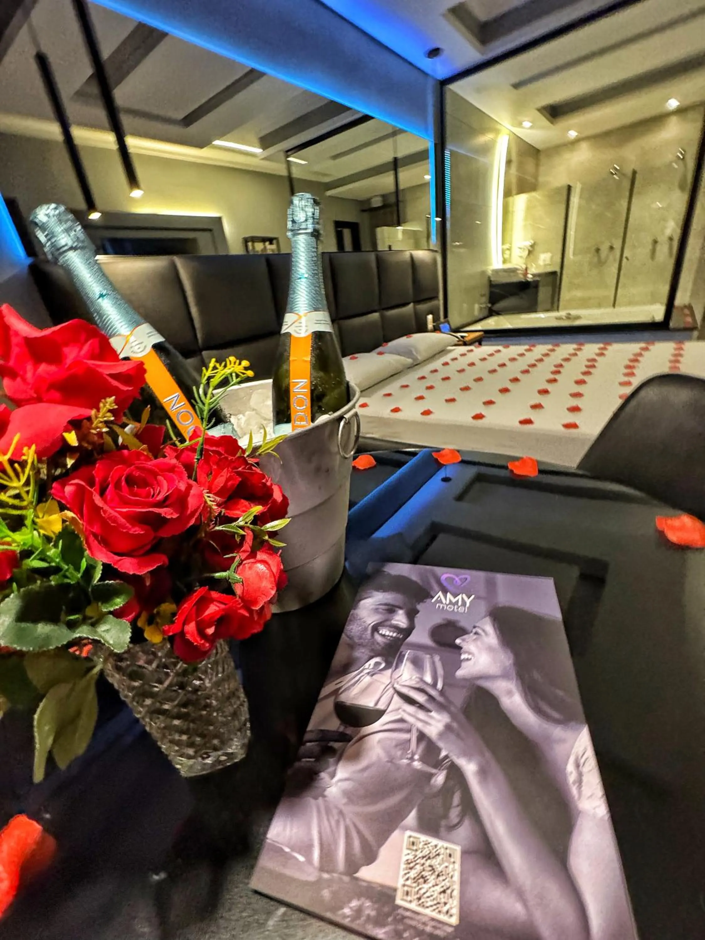 Seating area in Amy Motel