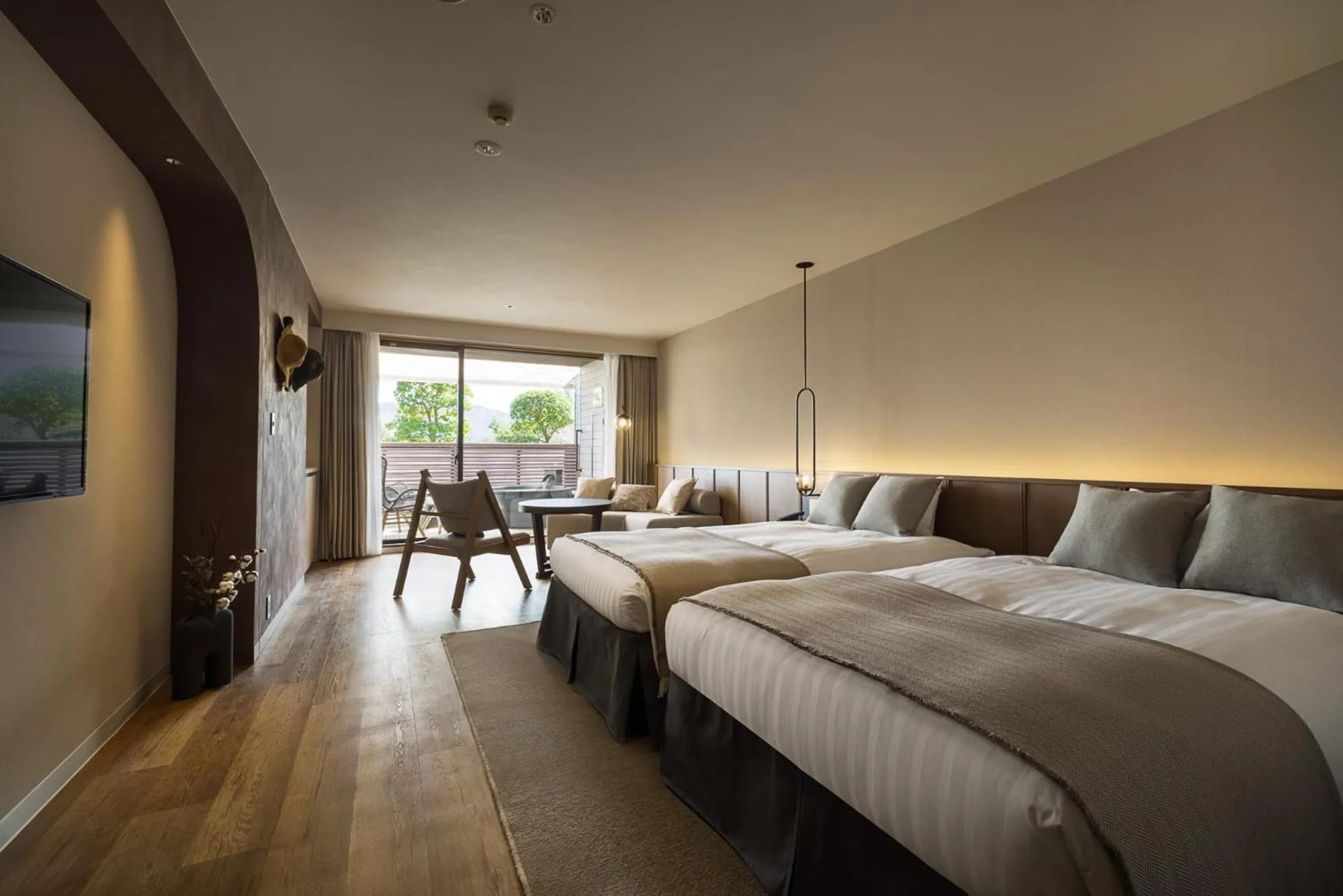 Photo of the whole room, Bed in nol hakone myojindai