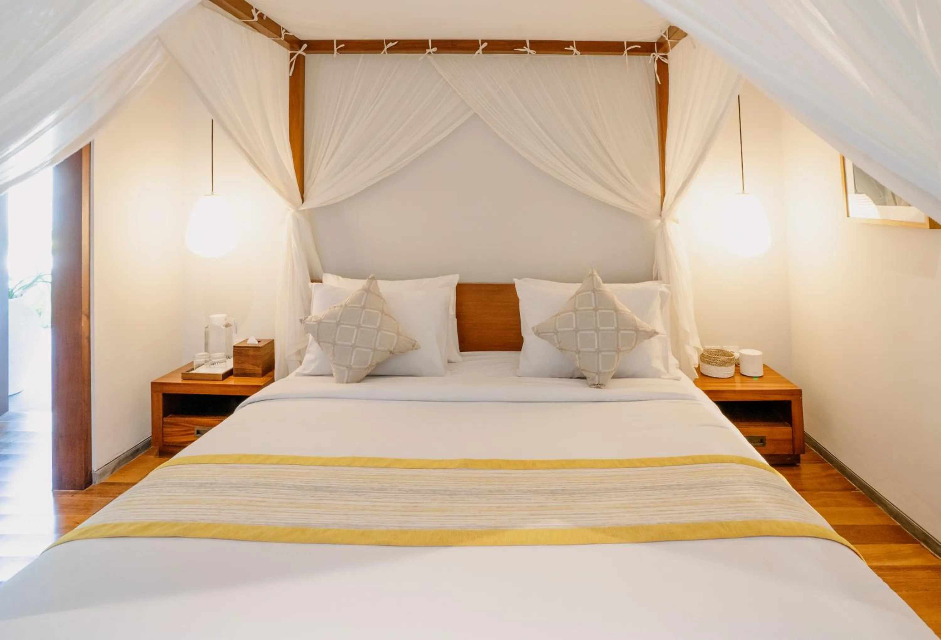 Bed in Bumbak Park Villas By Nakula