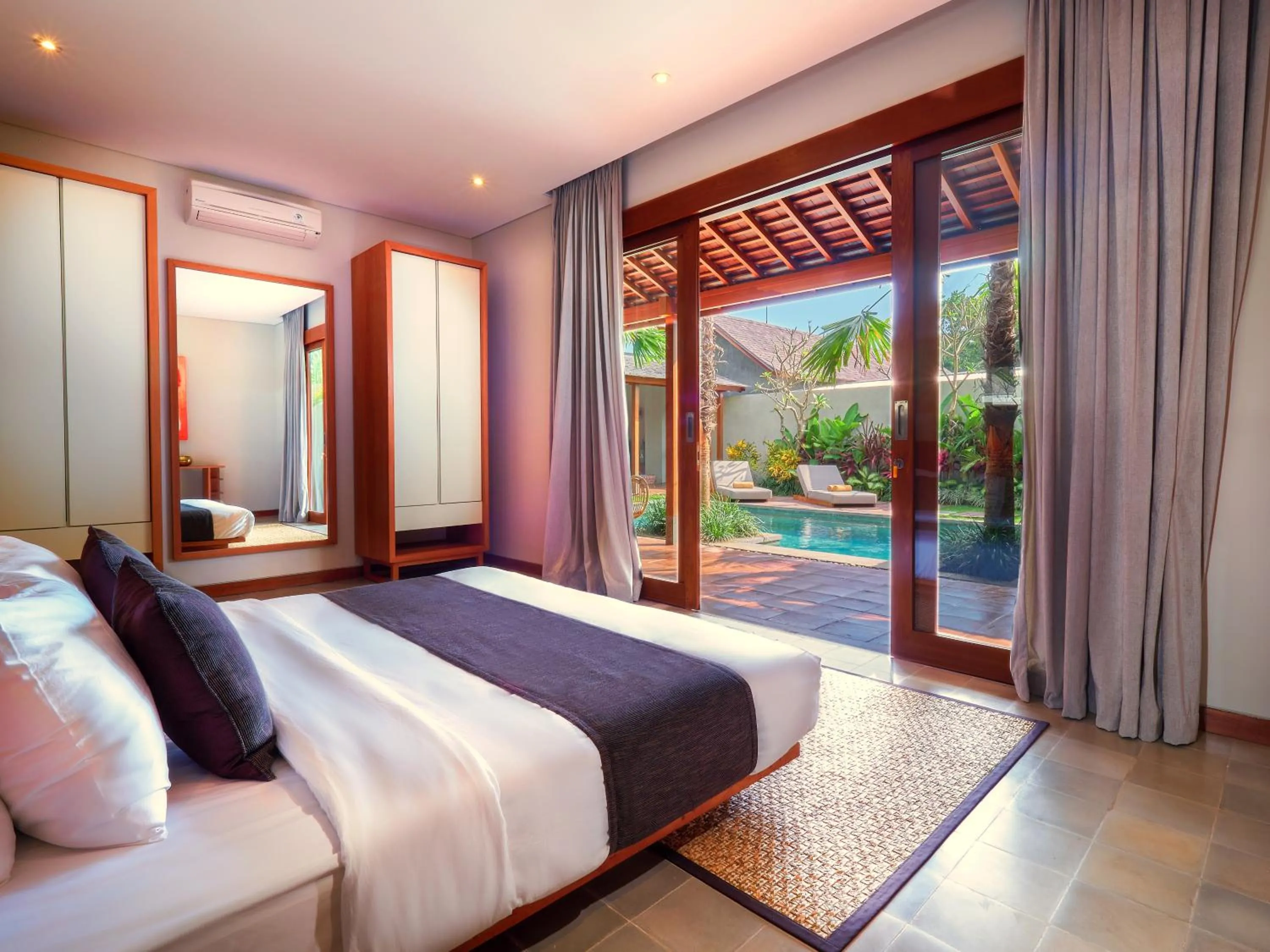 Bed in Bumbak Park Villas By Nakula