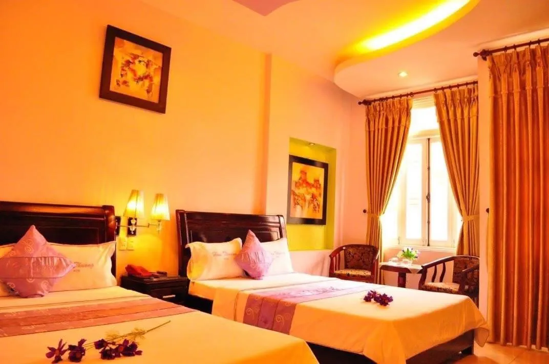 Bed in Hue thuong hotel