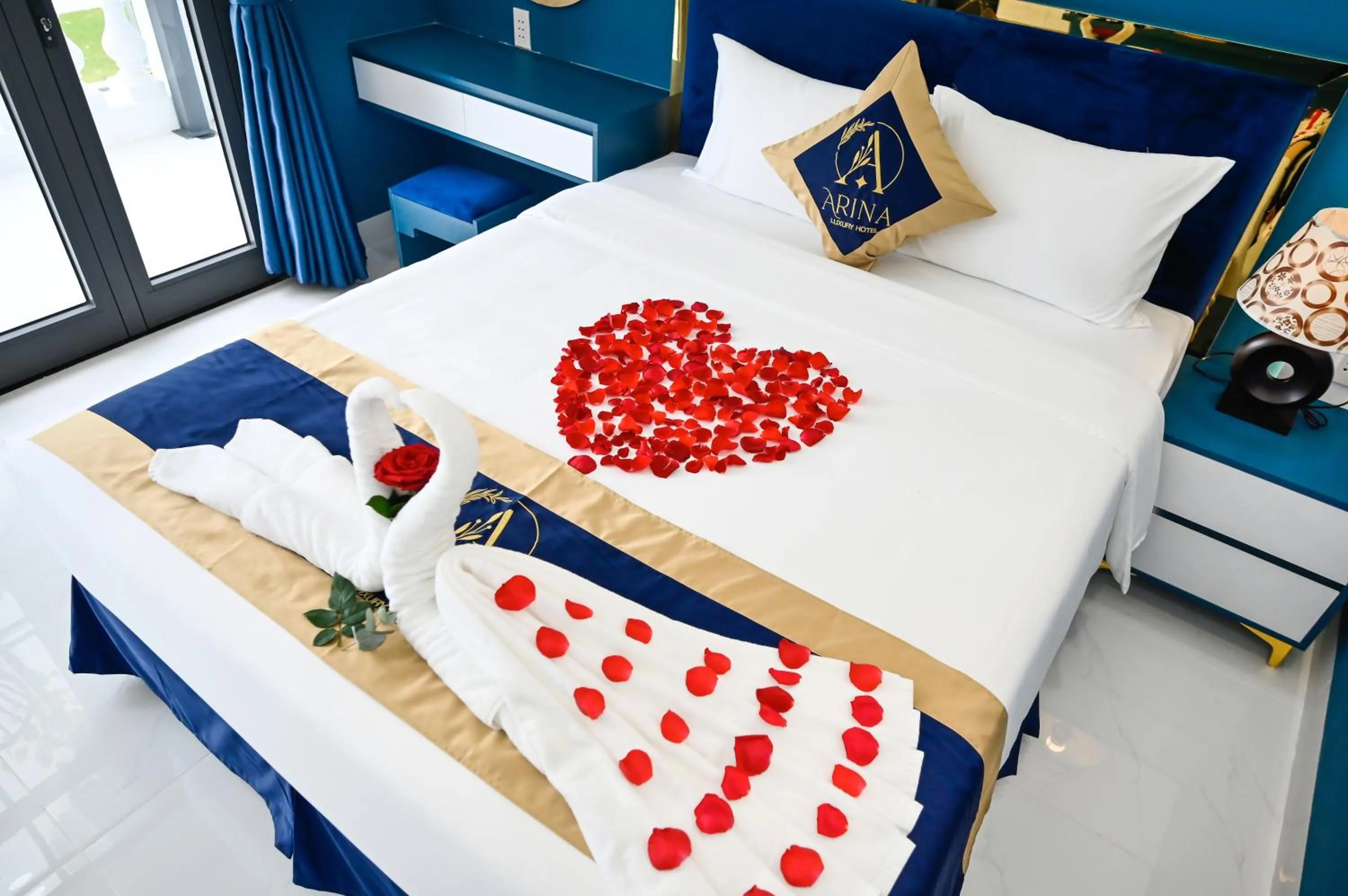 Bed in Arina Luxury Hotel - Vincom Tay Ninh