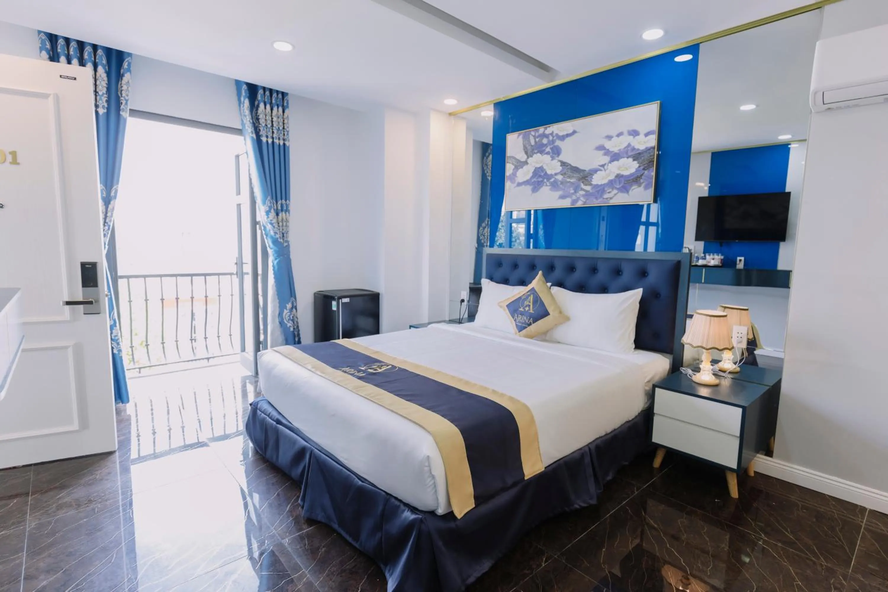 Bed in Arina Luxury Hotel - Vincom Tay Ninh
