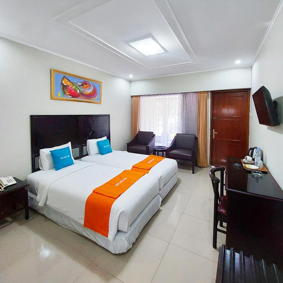 Bed in Sangga Buana Resort & Convention Hotel