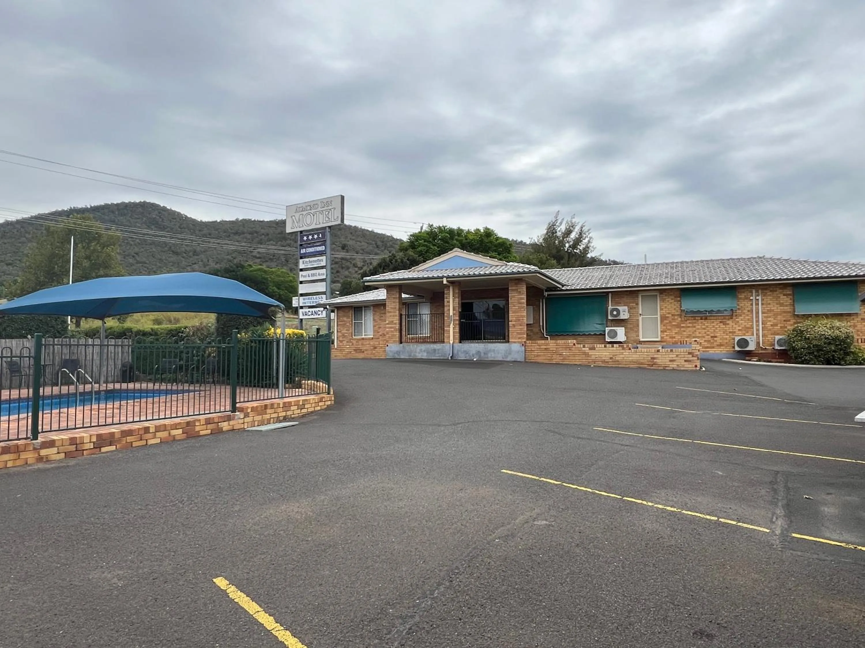 Property building in Almond Inn Motel