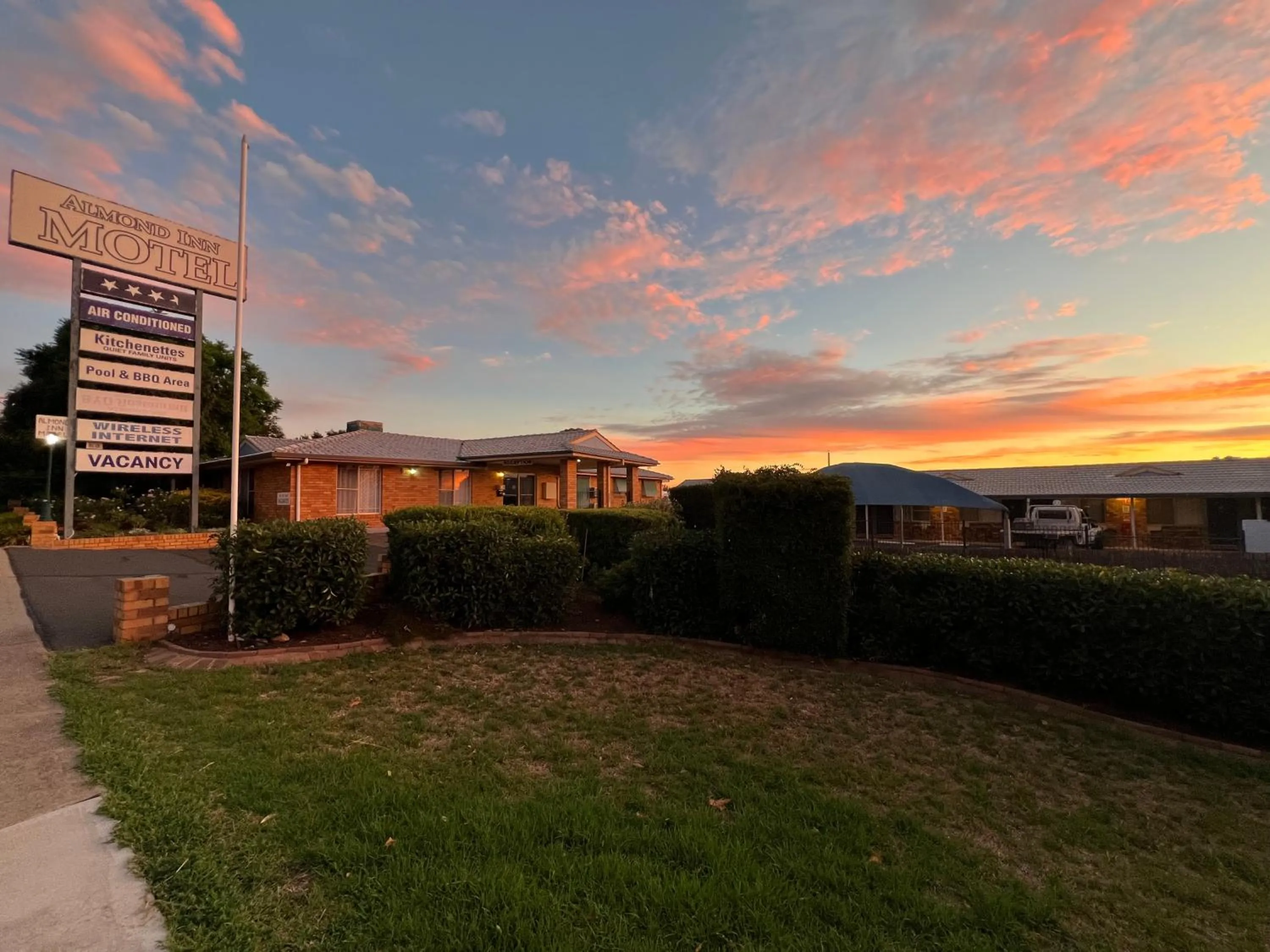 Property building in Almond Inn Motel