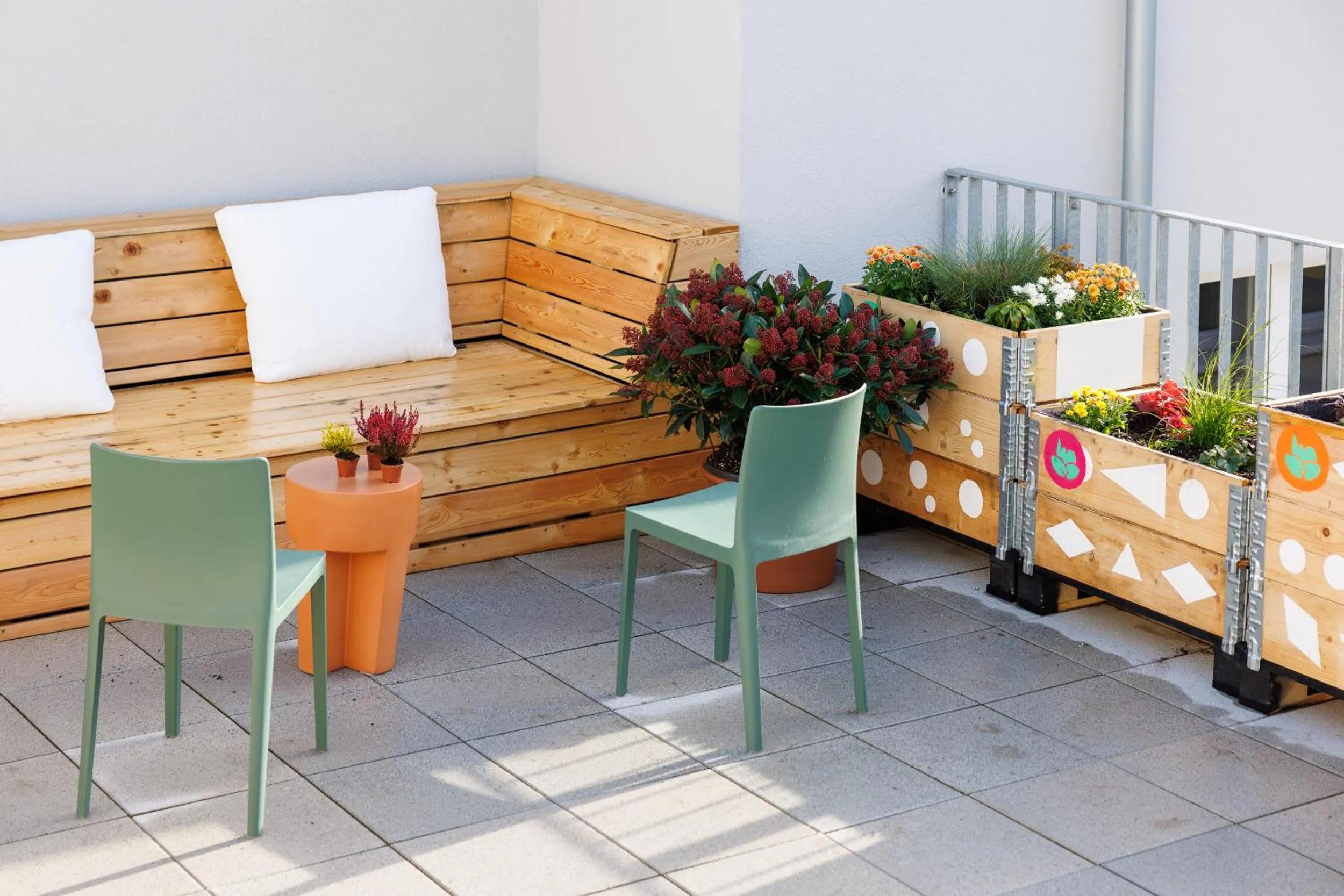 Patio in POHA House Büchel