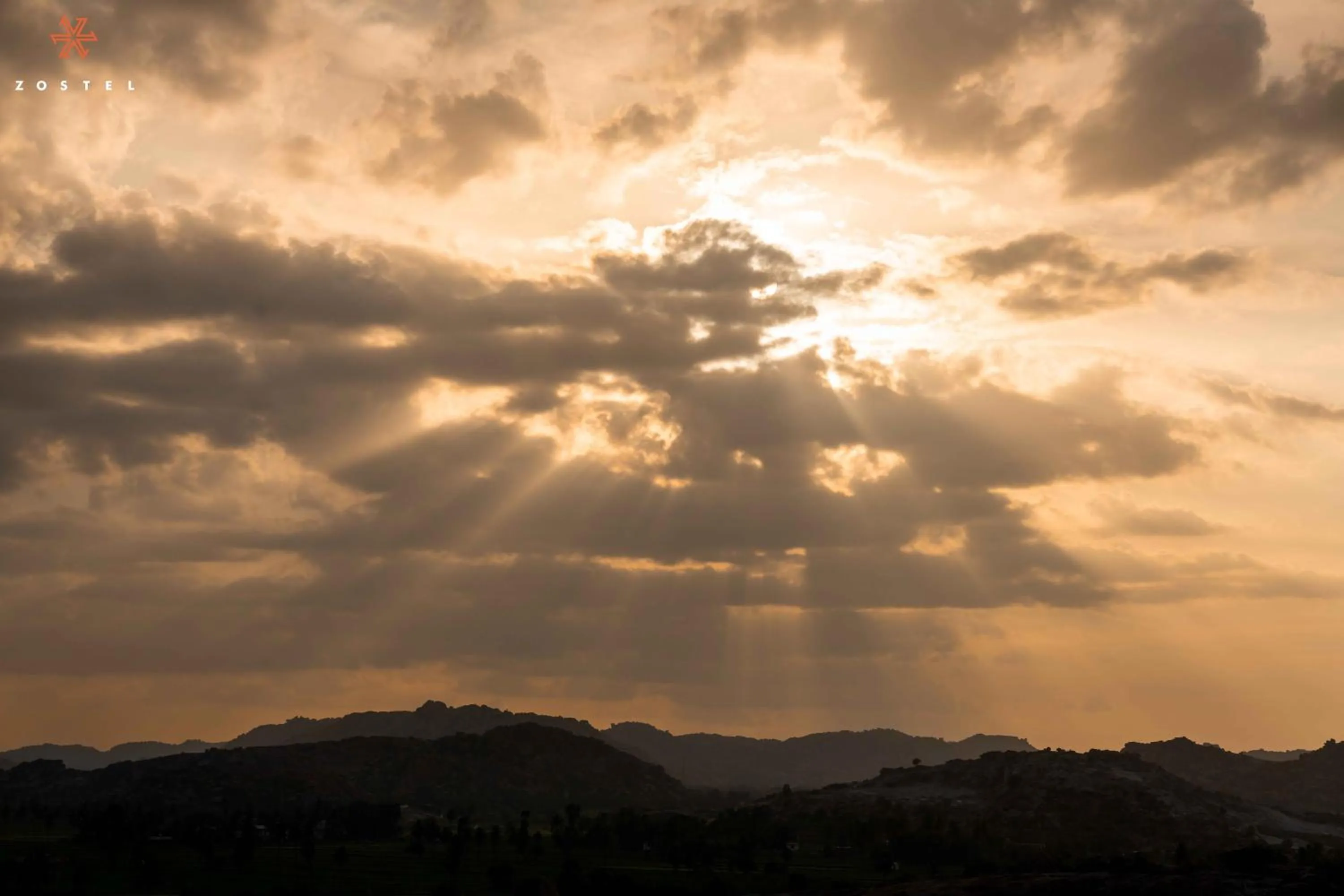 Natural landscape in Zostel Hampi (Gangavathi)