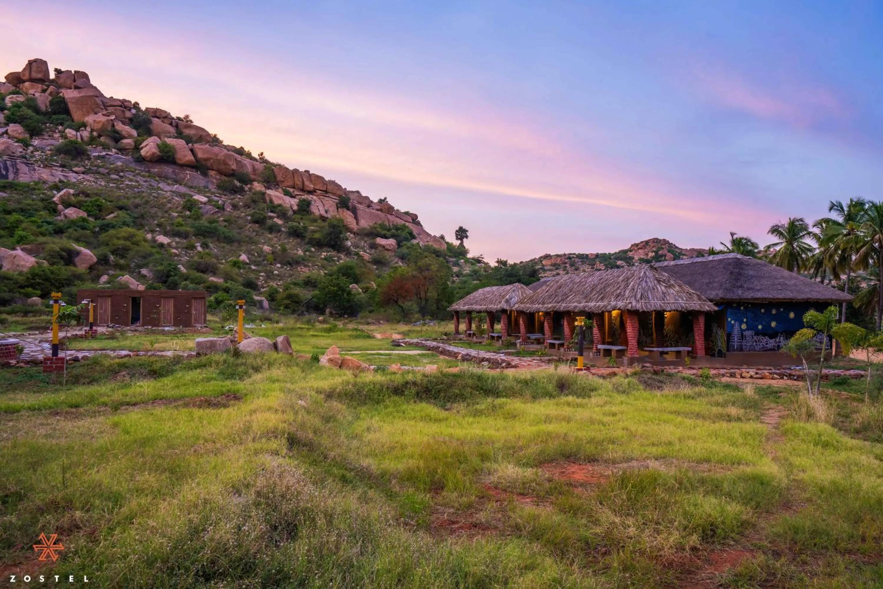 Day in Zostel Hampi (Gangavathi)