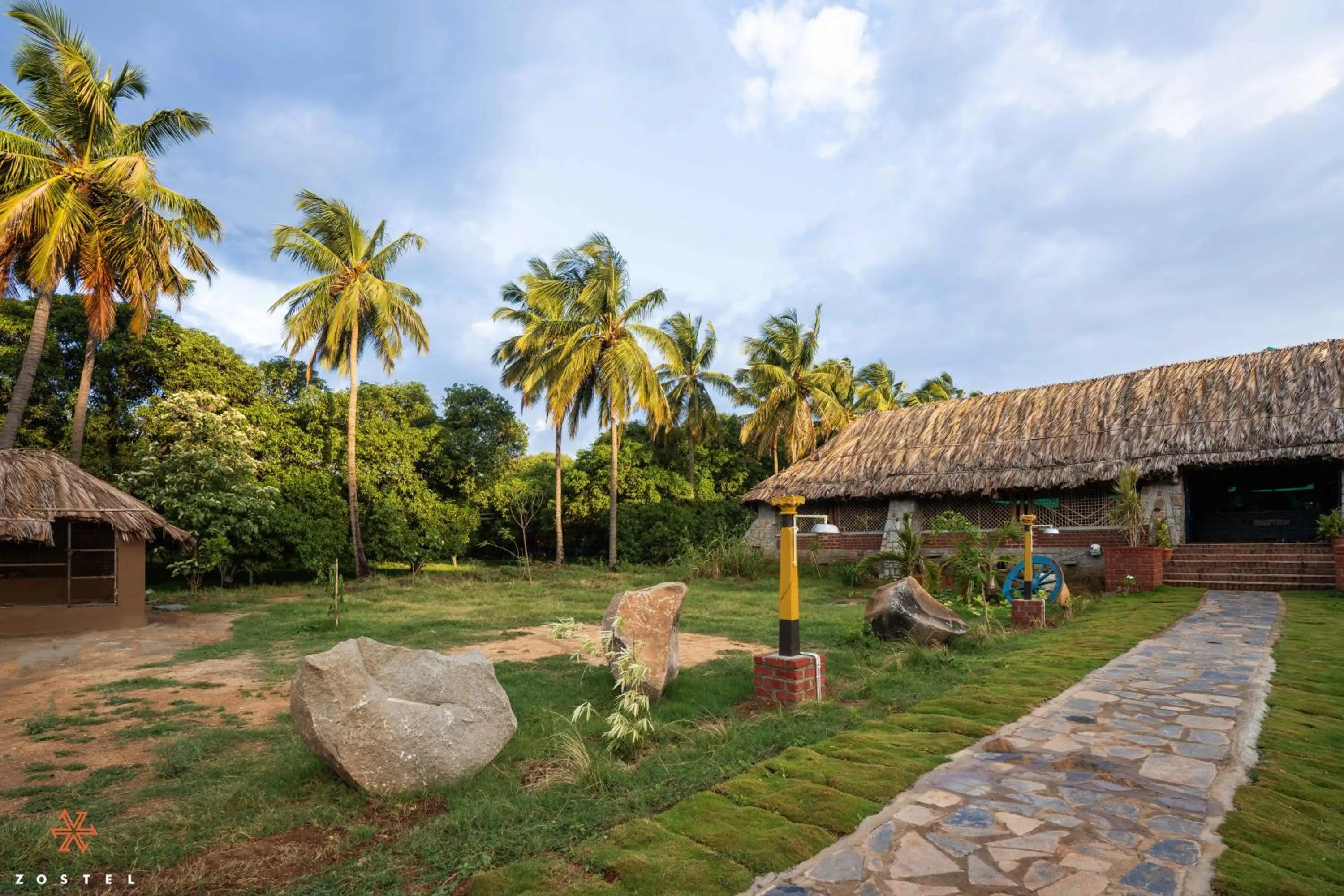 Natural landscape in Zostel Hampi (Gangavathi)