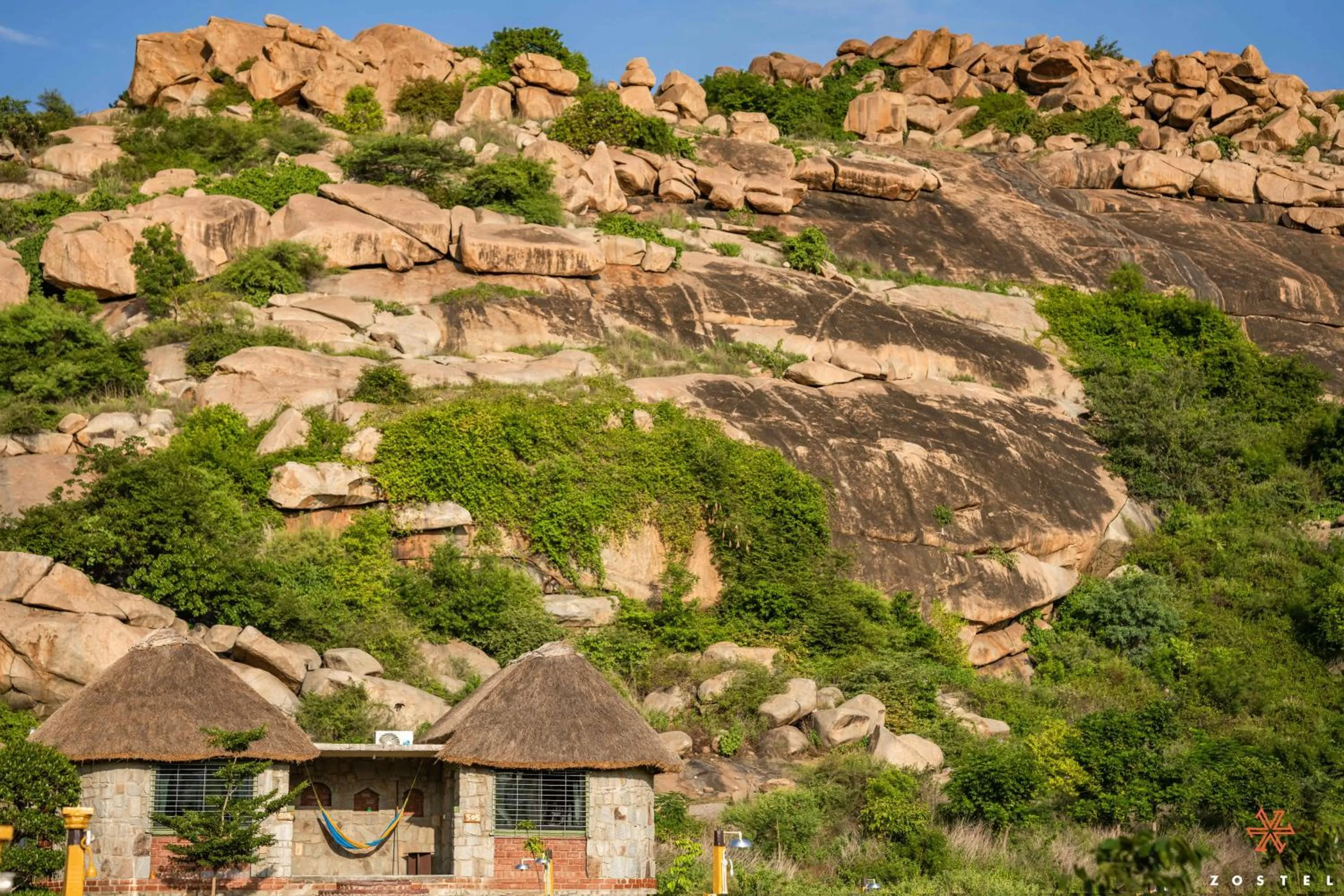 Day in Zostel Hampi (Gangavathi)