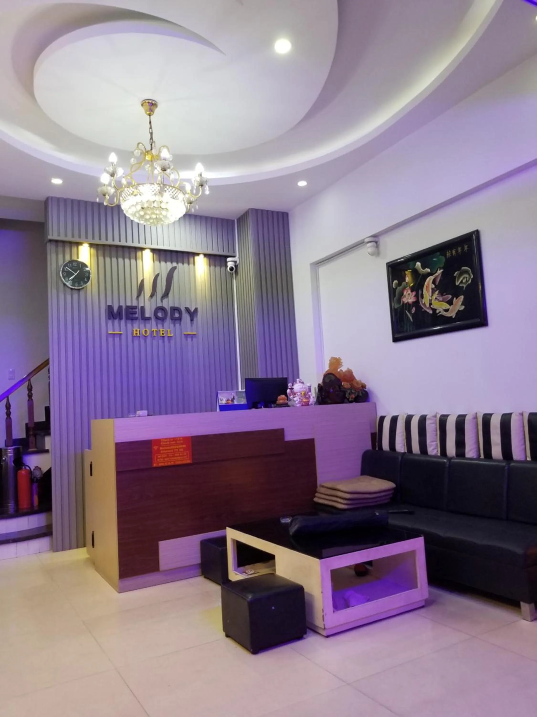 Lobby or reception in Melody Hotel