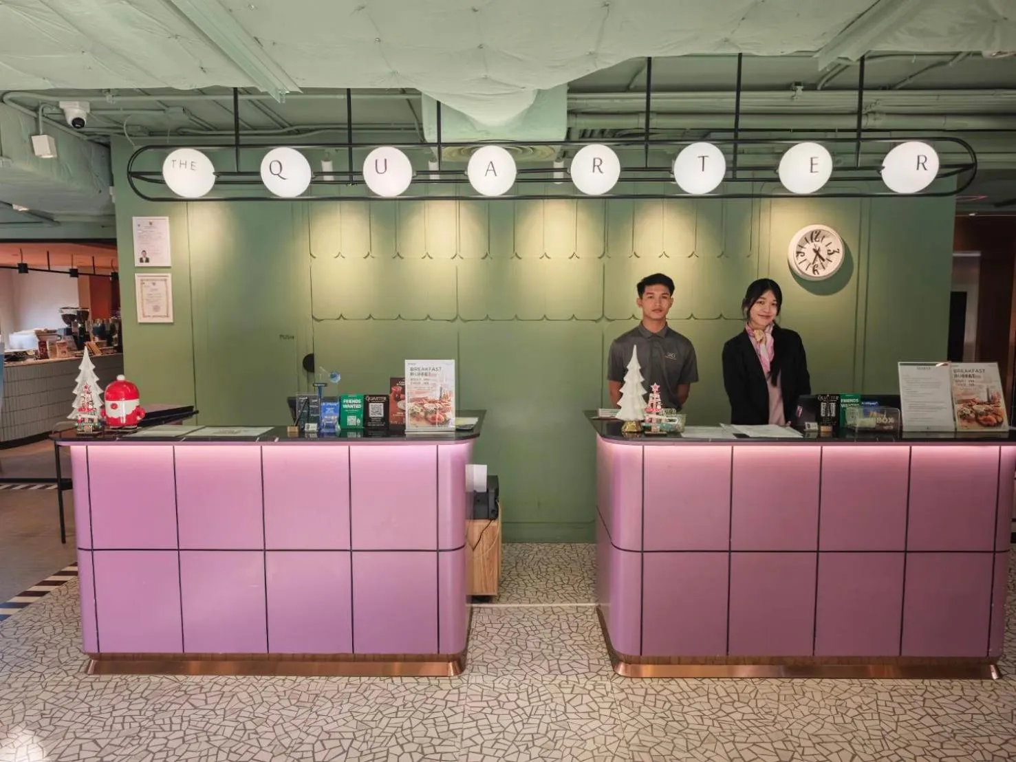 Lobby or reception in The Quarter Ratchathewi by UHG